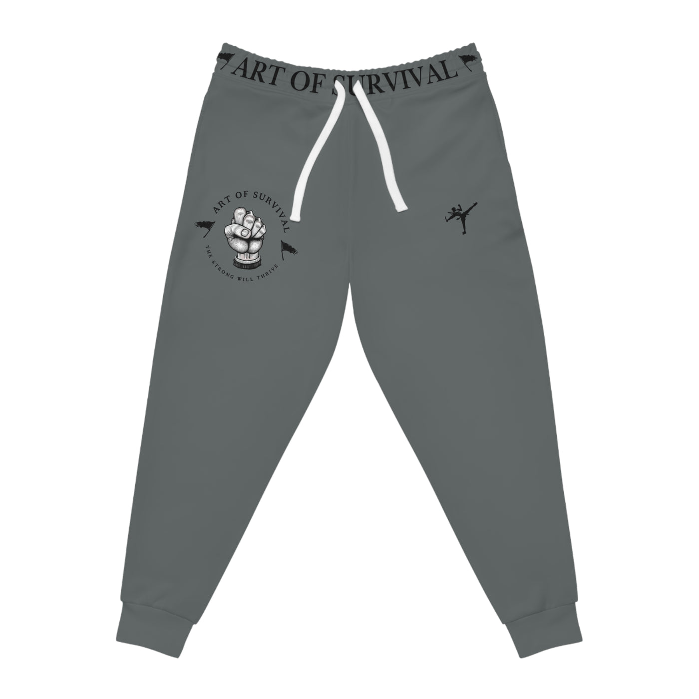 Athletic Joggers -Art of Survival - Fist Logo - Fitness Apperal