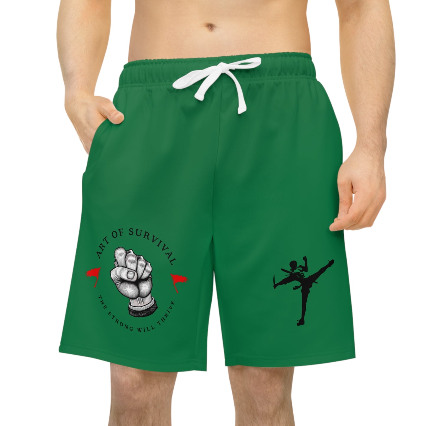 Athletic Shorts - The Art of Survival - Martial Arts and Fitness Lifestyle Brand