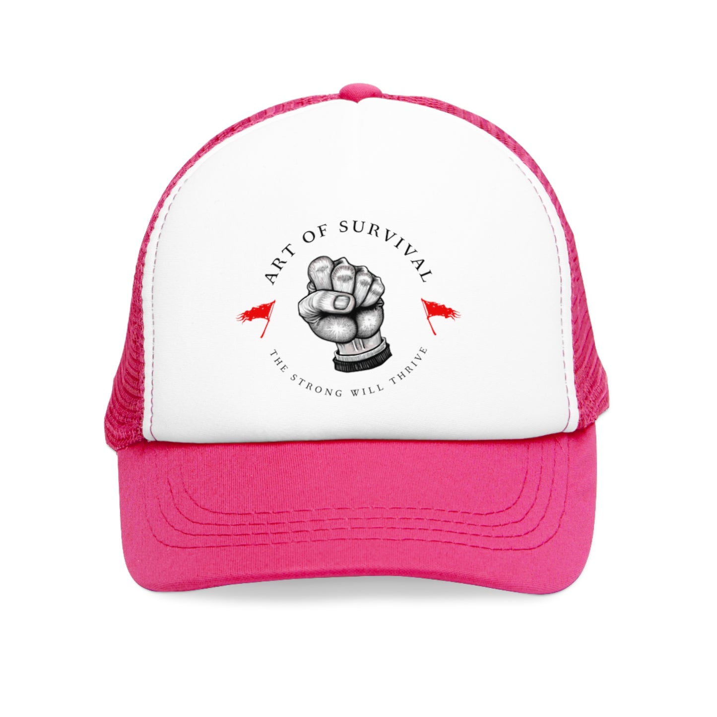 Art of Survival Mesh Cap - The Strong Will Thrive Trucker Hat