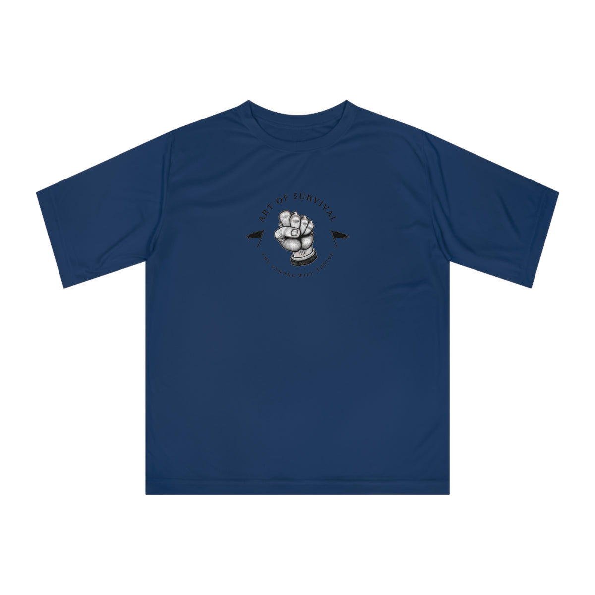 Martial Arts Logo Performance T-shirt - The Art of Survival - Fist