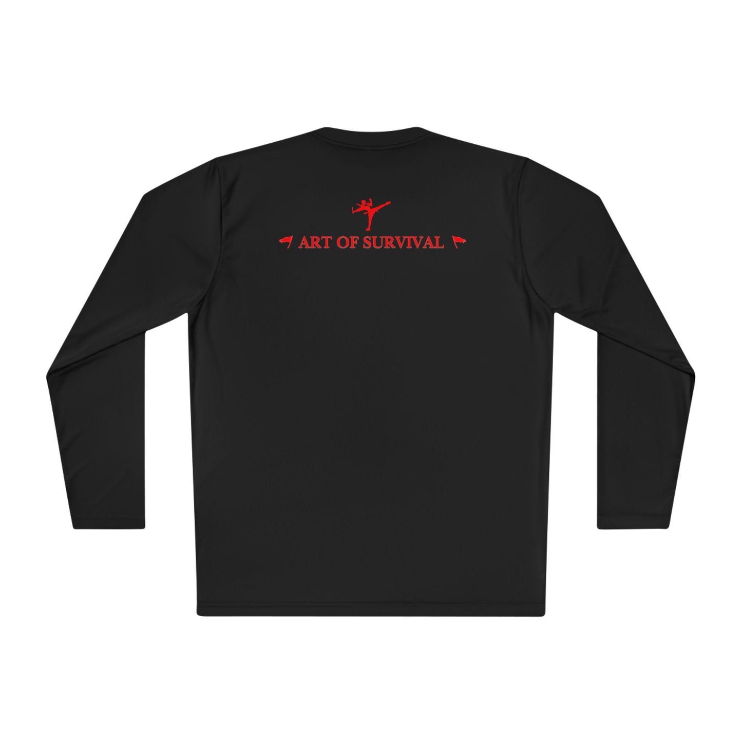 Long Sleeve Tee - "The Art of Survival" Fitness - Martial Arts - Activewear - Fist Design