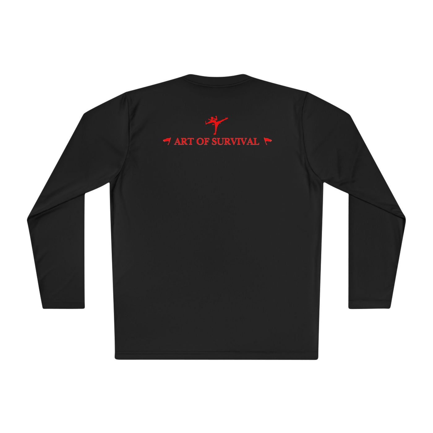 Long Sleeve Tee - "The Art of Survival" Fitness - Martial Arts - Activewear - Fist Design