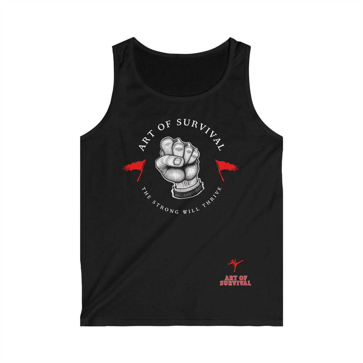 Tank Top - The Art of Survival - Martial Arts - Men's Softstyle - Tank Top