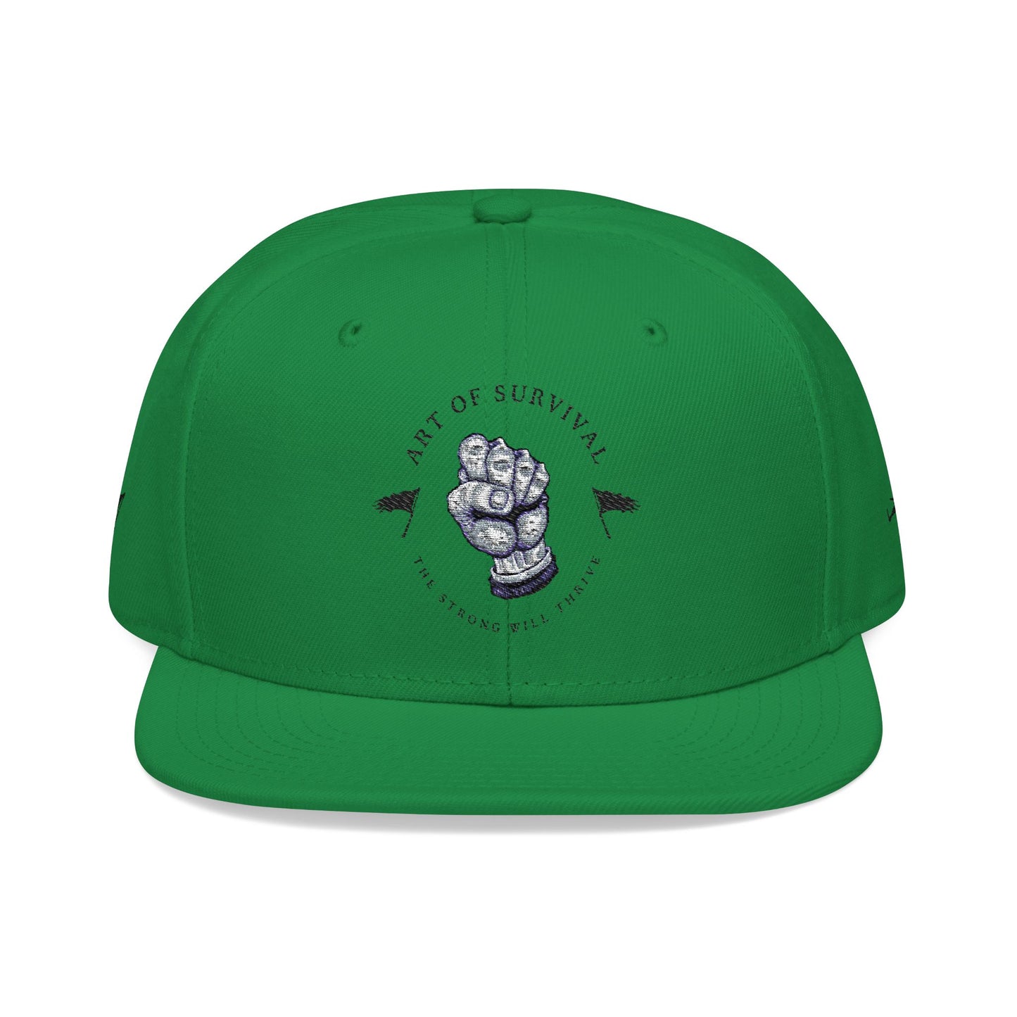 Copy of Snapback Cap - The Art of Survival Fist Logo Embroidery Hat - Martial Arts Fitness Longevity Apparel