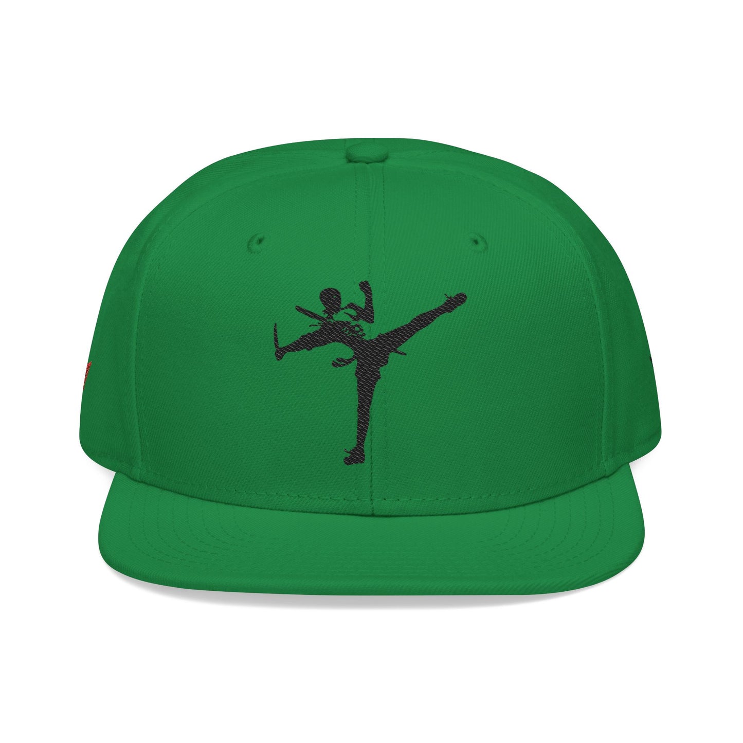 Snapback Cap - Art of Survival Ninja man Logo Embroidery Hat - Martial Arts Fitness Longevity Apparel