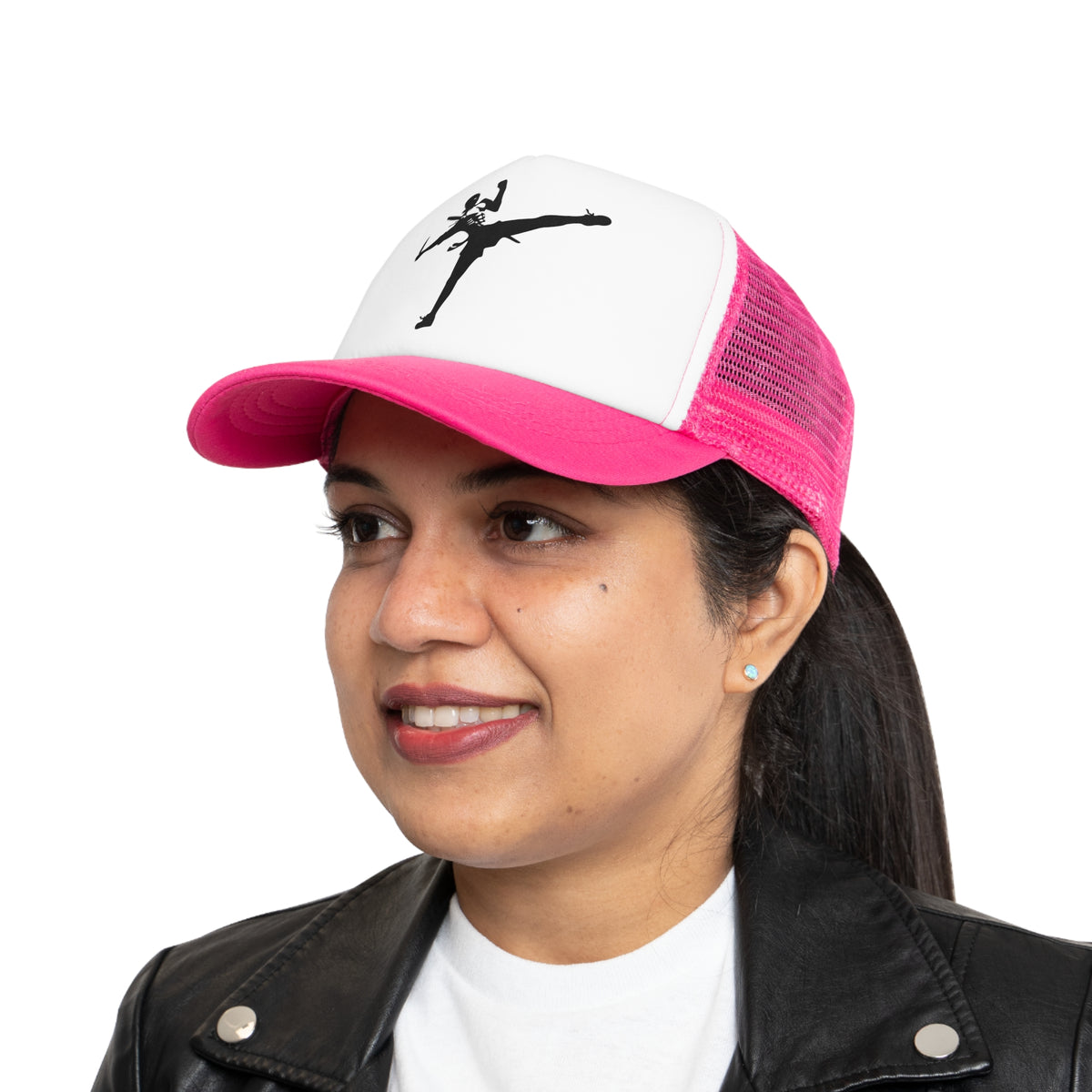 Dynamic Skeleton Kick Mesh Cap - Perfect for Sports and Halloween