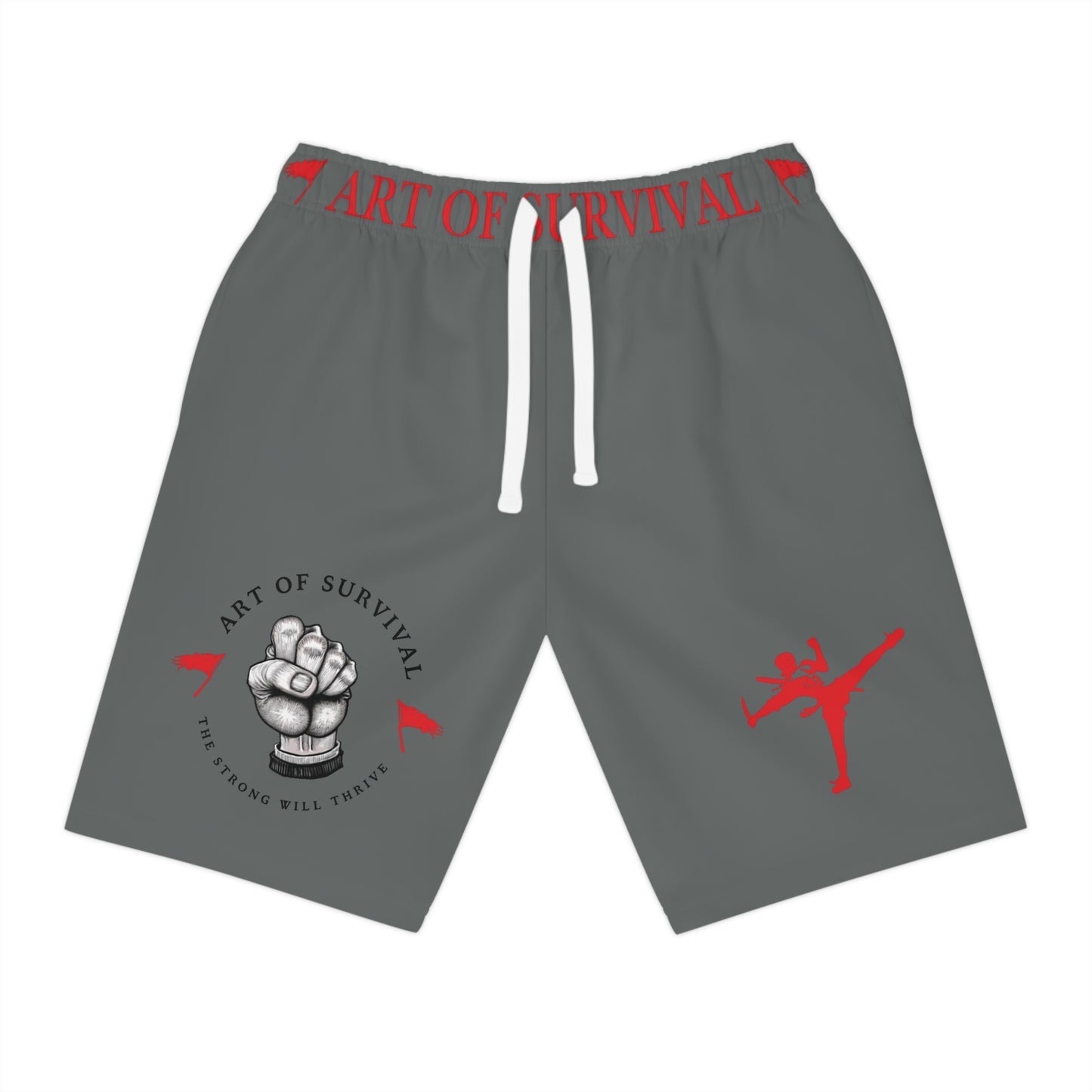 Athletic Shorts - The Art of Survival - Martial Arts and Fitness Lifestyle Brand