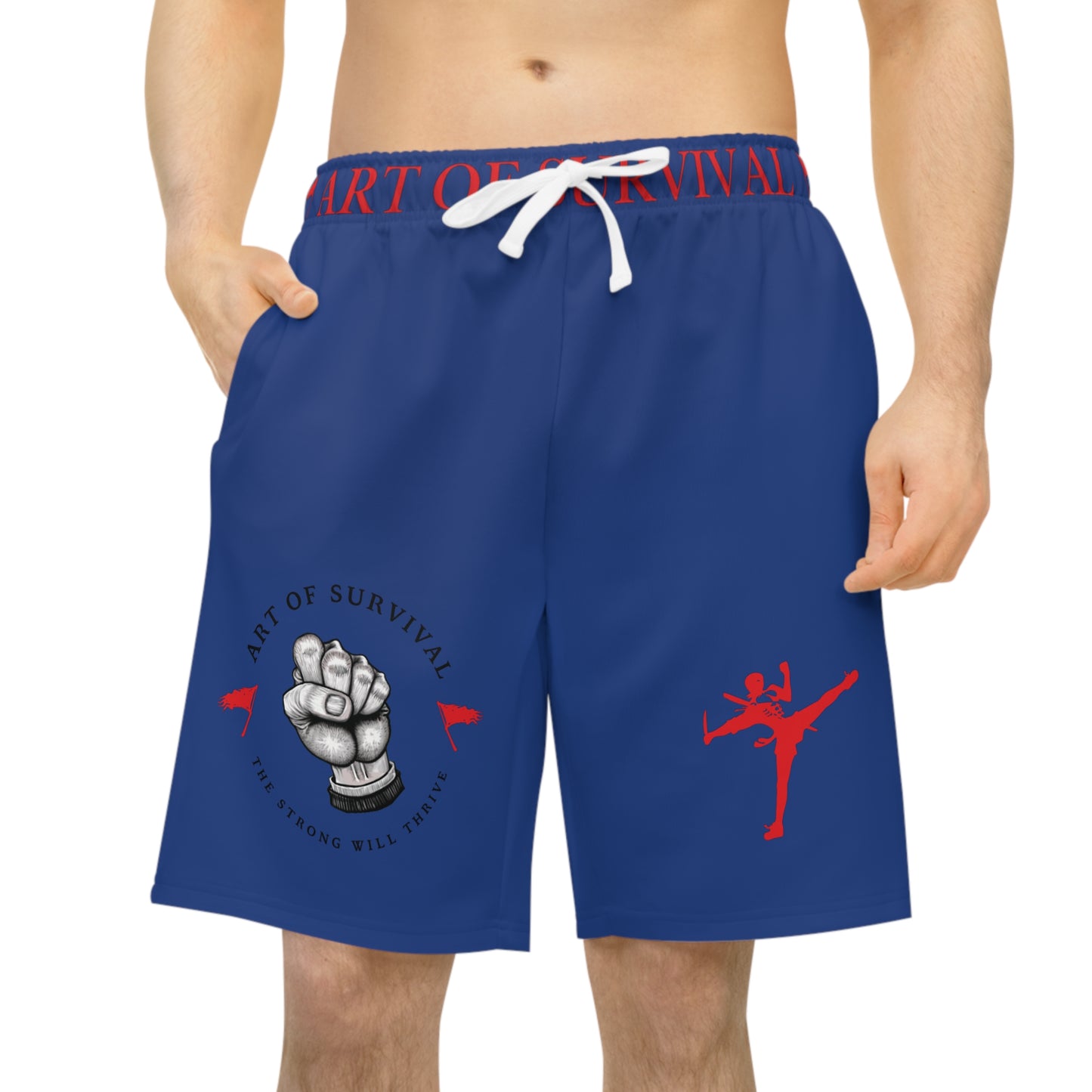 Athletic Shorts - The Art of Survival - Martial Arts and Fitness Lifestyle Brand