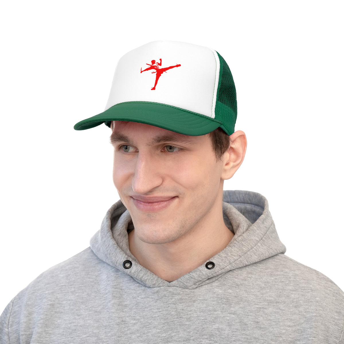 Stylish Trucker Cap with Red Dancer Graphic - Perfect for Dance Lovers & Active Lifestyle