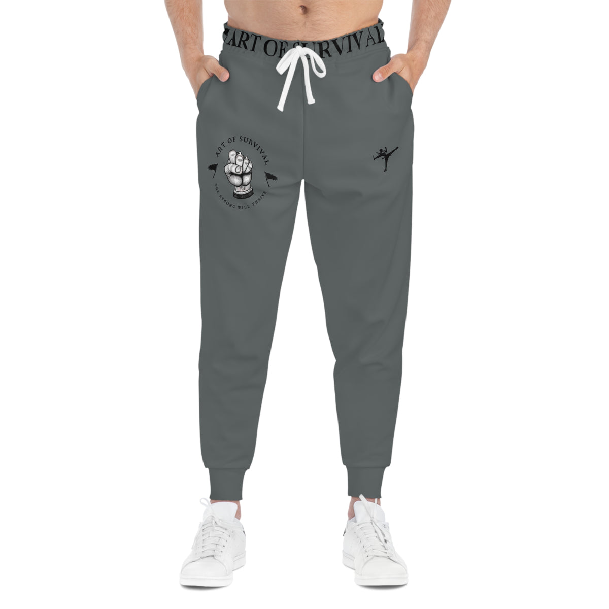 Athletic Joggers -Art of Survival - Fist Logo - Fitness Apperal