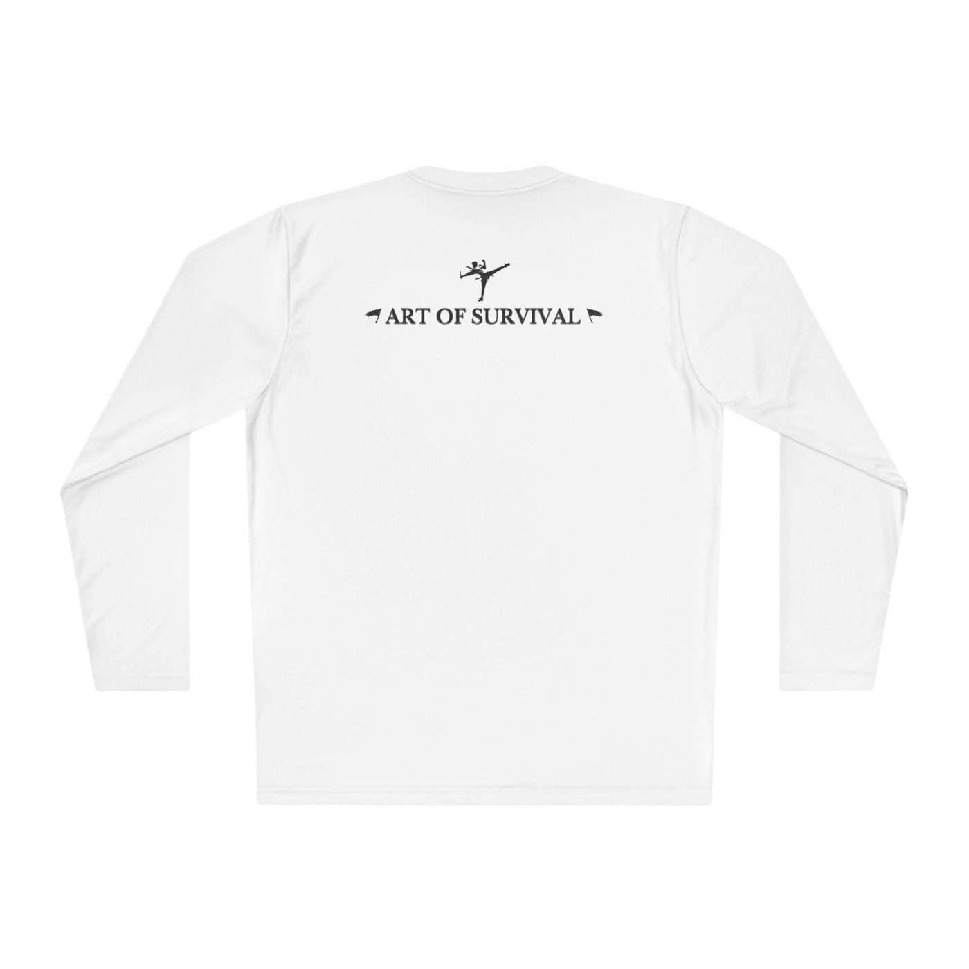 Long Sleeve Tee - "The Art of Survival" Fitness - Martial Arts - Activewear - Fist Design