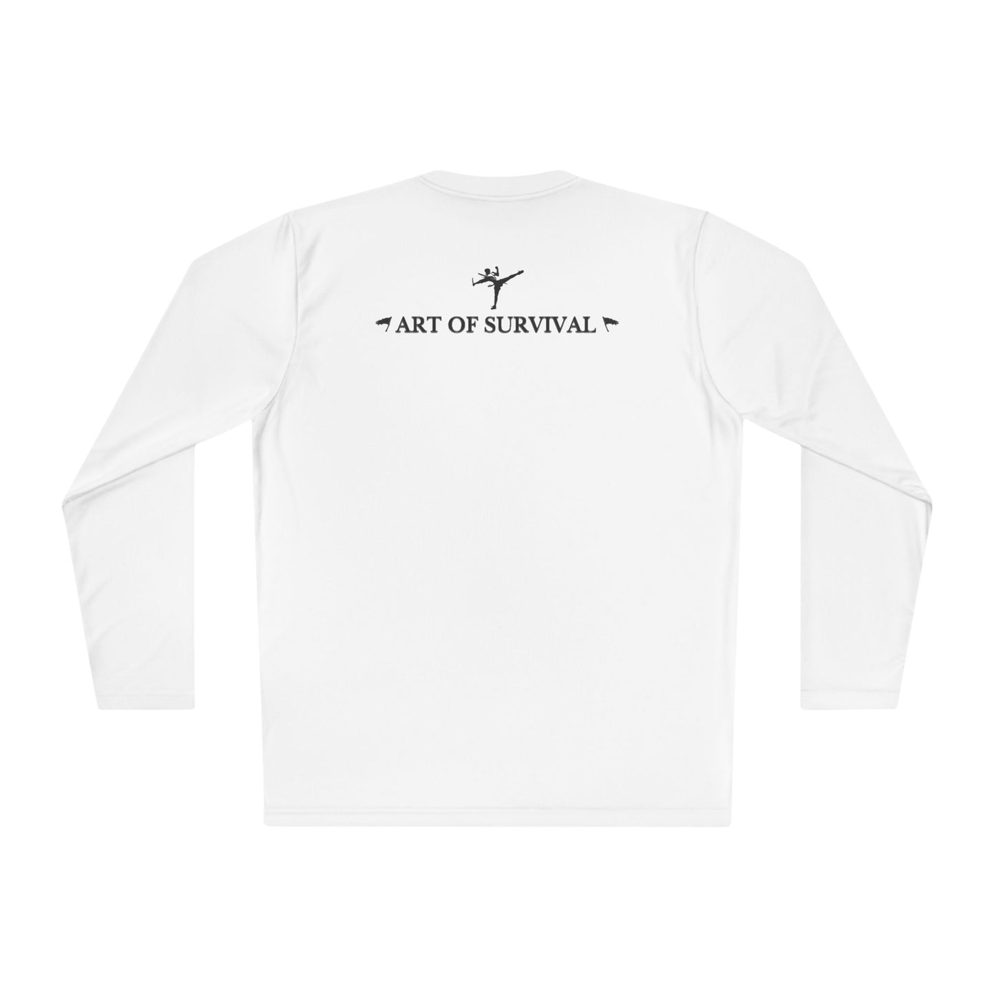 Long Sleeve Tee - "The Art of Survival" Fitness - Martial Arts - Activewear - Fist Design