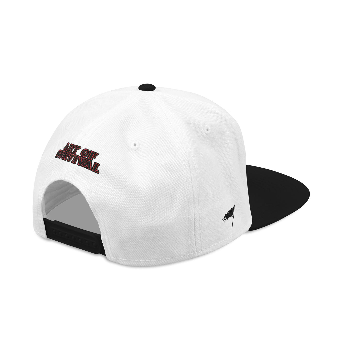 Snapback Cap - The Art of Survival Fist Logo Embroidery Hat - Martial Arts Fitness Longevity Apparel