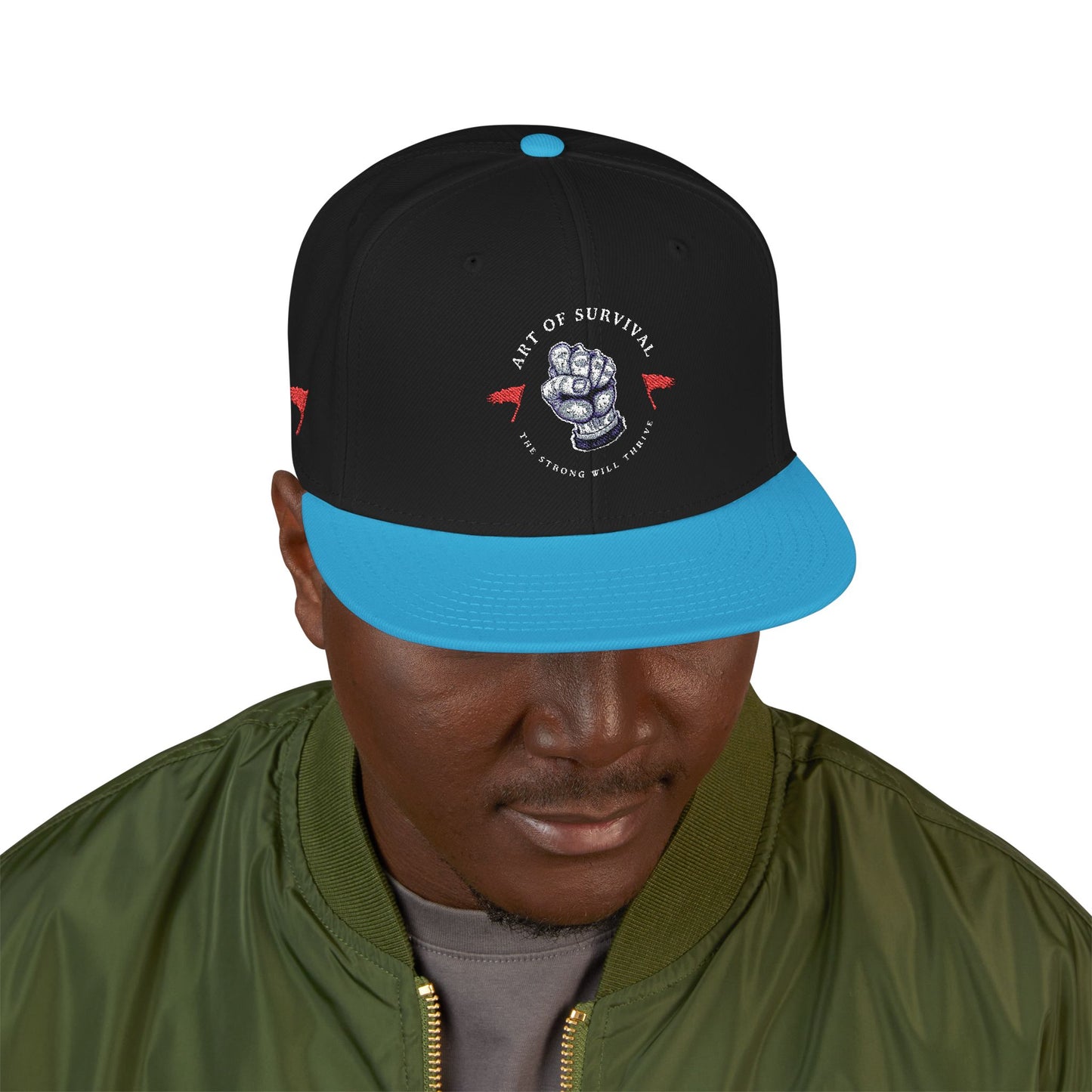 Snapback Cap - The Art of Survival Martial Arts Logo - Health & Fitness Lifestyle Brand