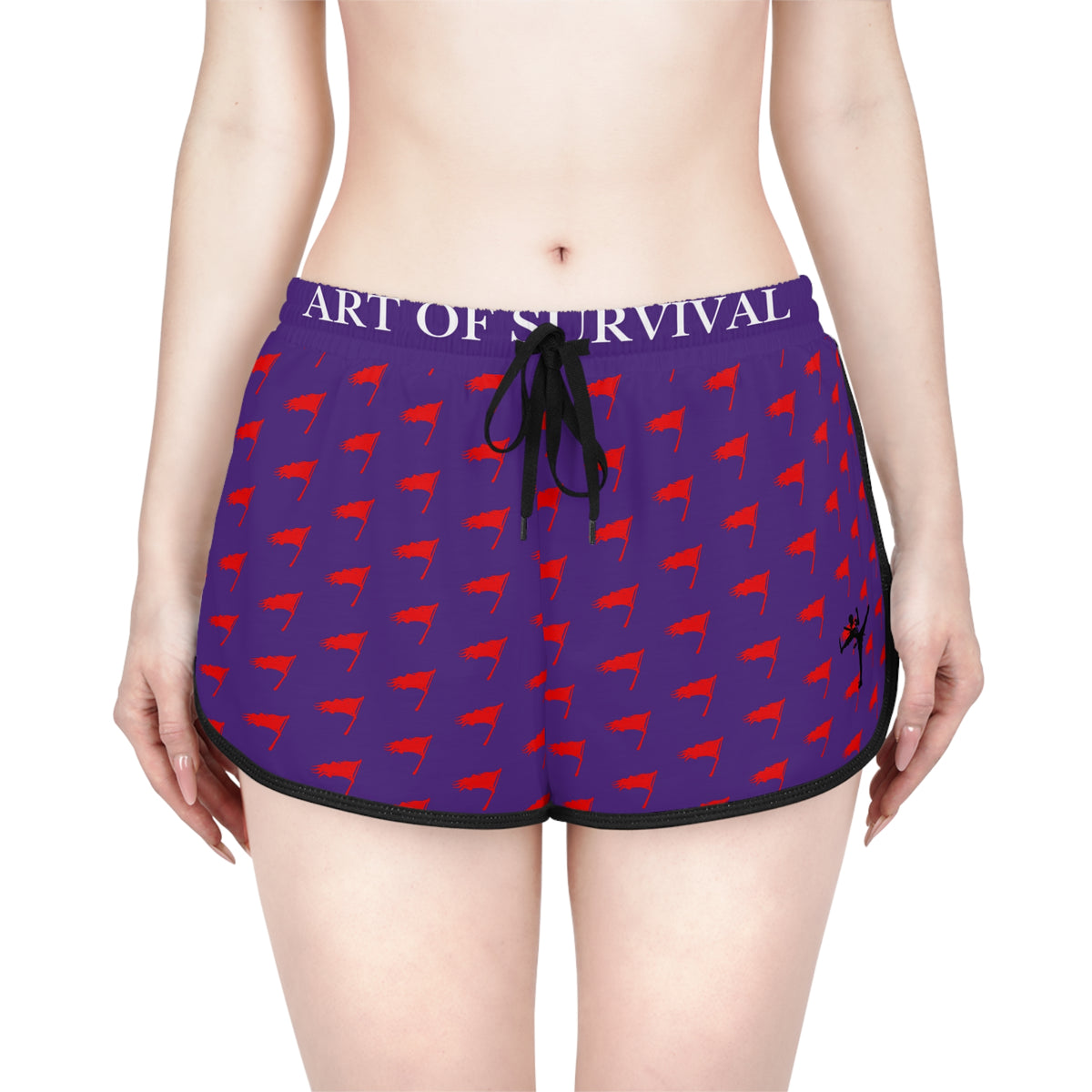 The Art of Survival- Flag (All Over) Logo - Fitness - Shorts