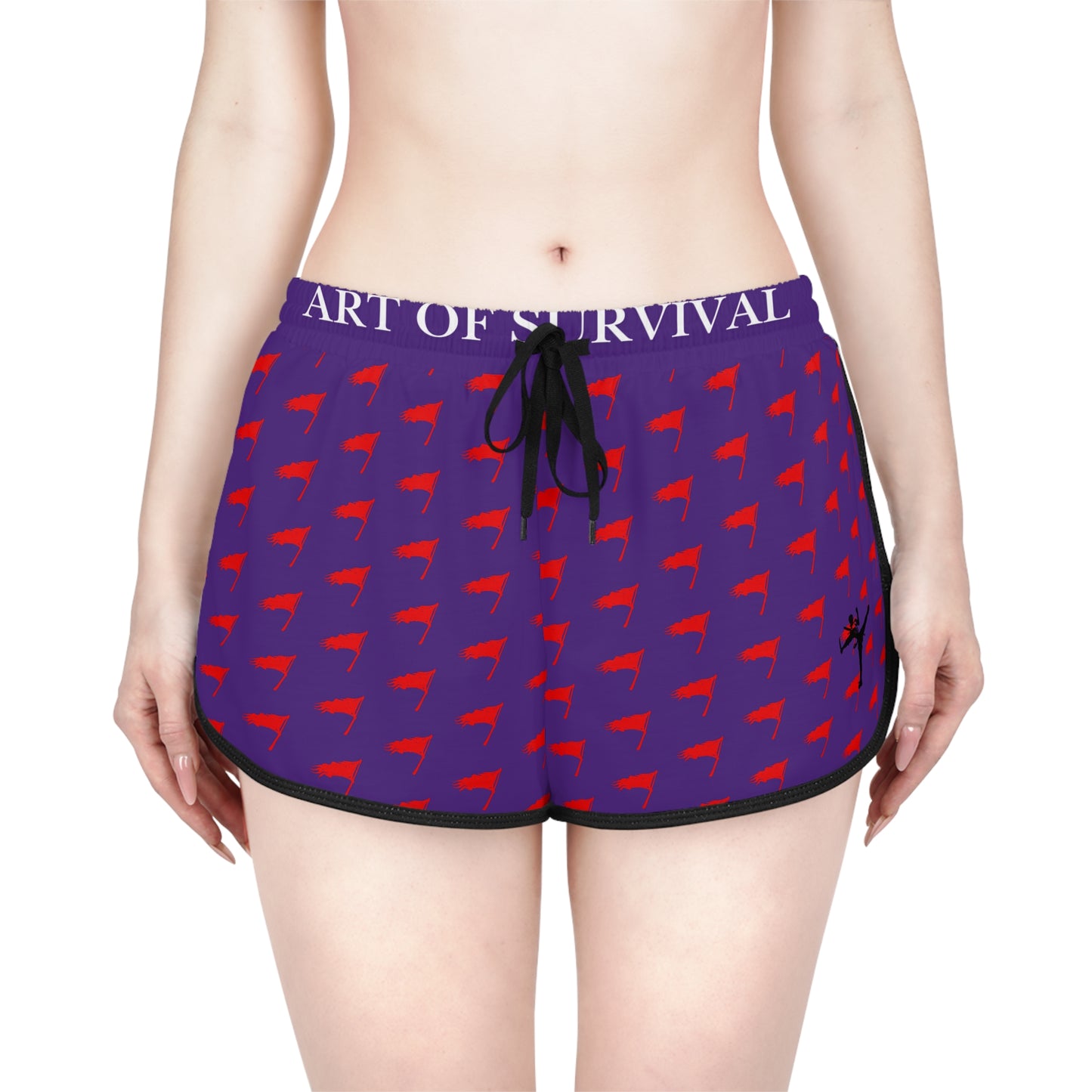 The Art of Survival- Flag (All Over) Logo - Fitness - Shorts