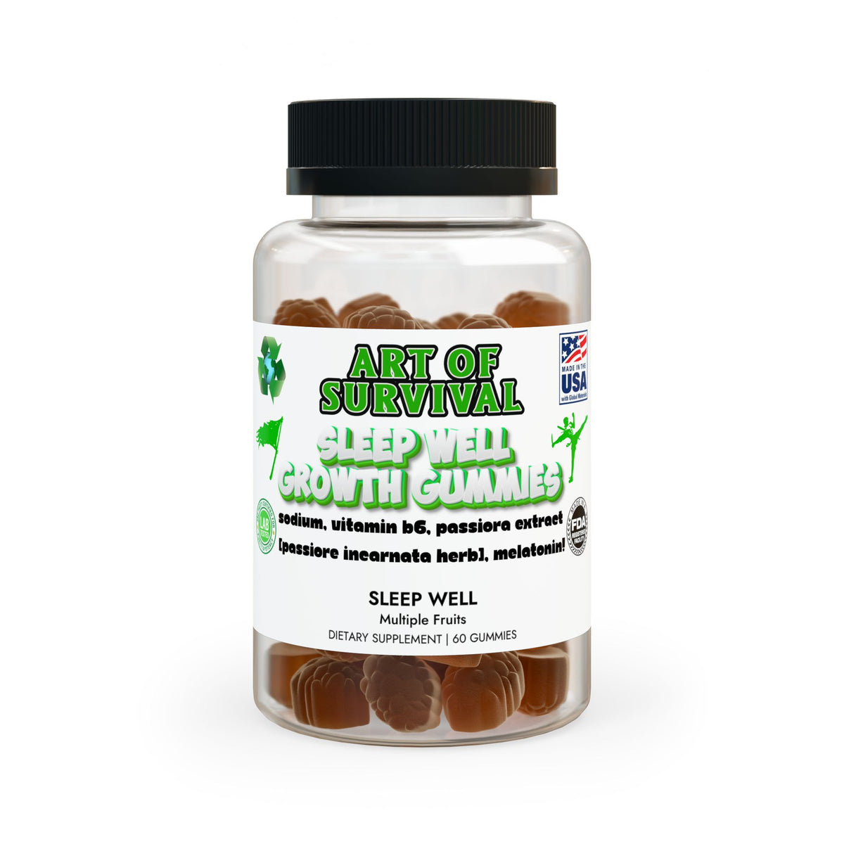 Sleep Well Gummies (60 Gummies)