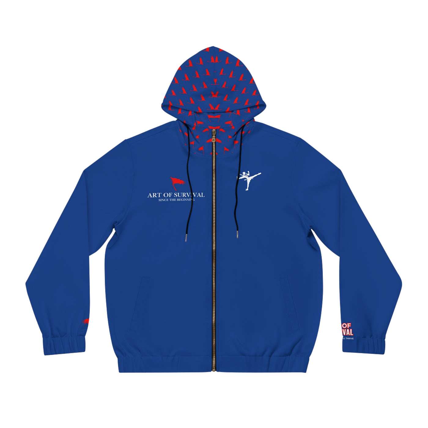 Full-Zip Hoodie - The Art of Survival - Limited Addition {Since the Beginning} Logo - Fitness Apparel