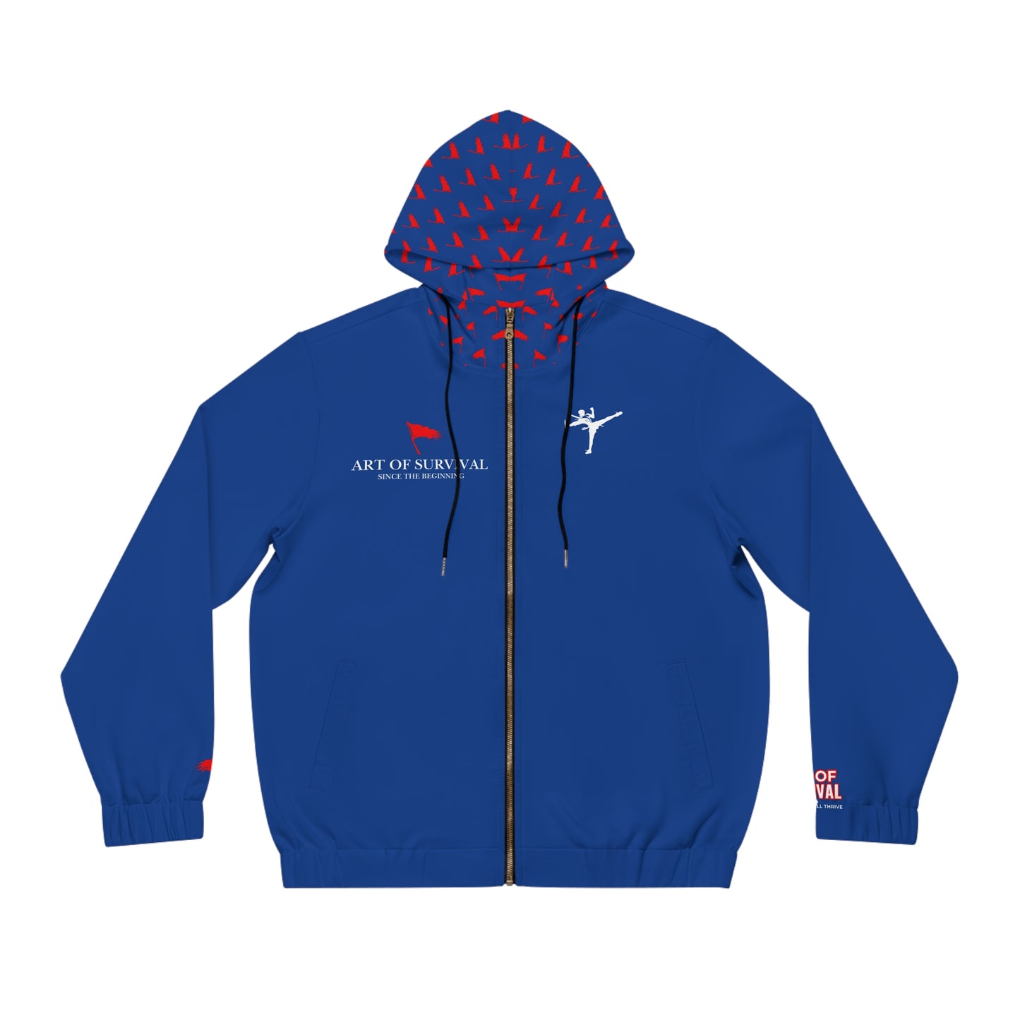 Full-Zip Hoodie - The Art of Survival - Limited Addition {Since the Beginning} Logo - Fitness Apparel