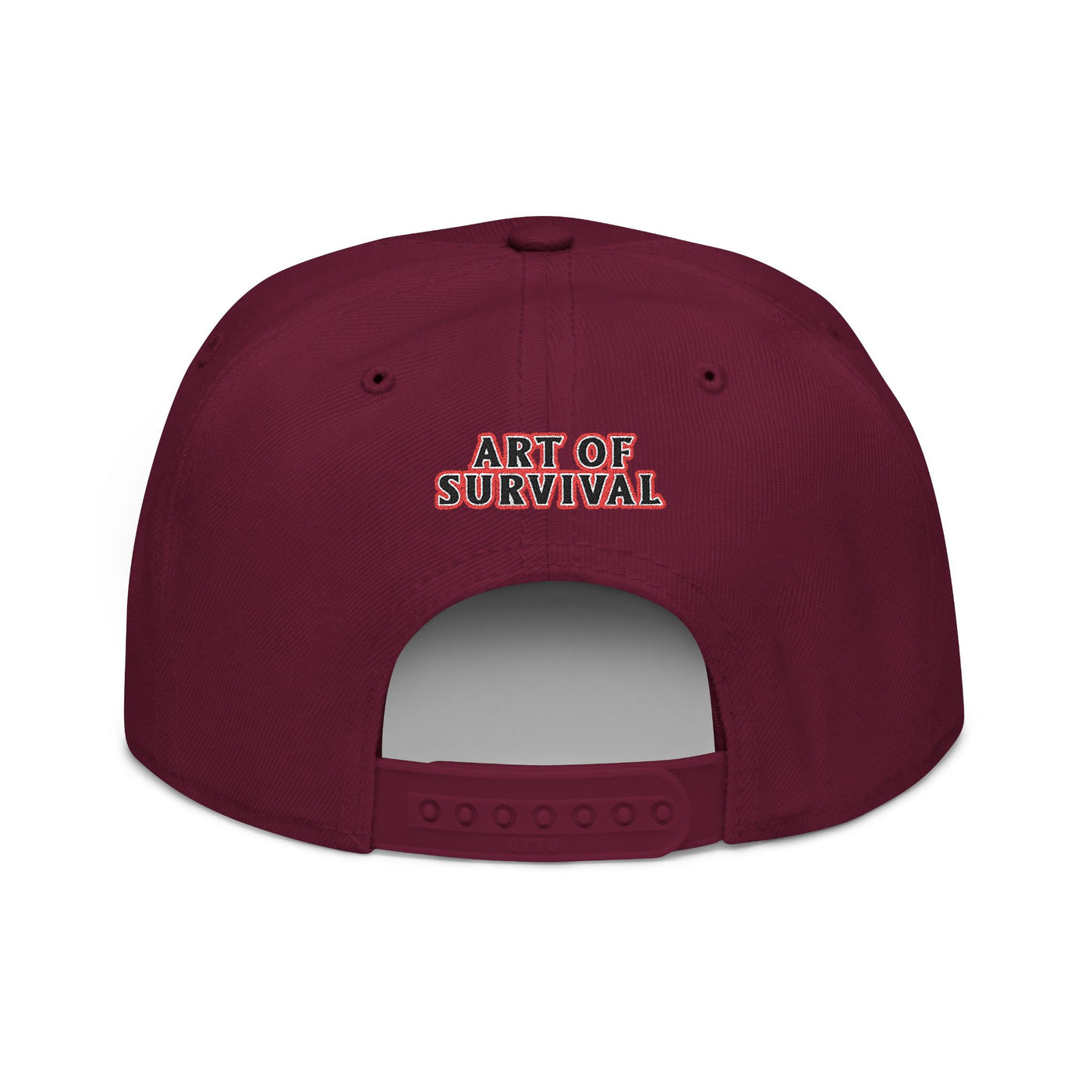 Snapback Cap - Art of Survival Ninja man Logo Embroidery Hat - Martial Arts Fitness Longevity Apparel