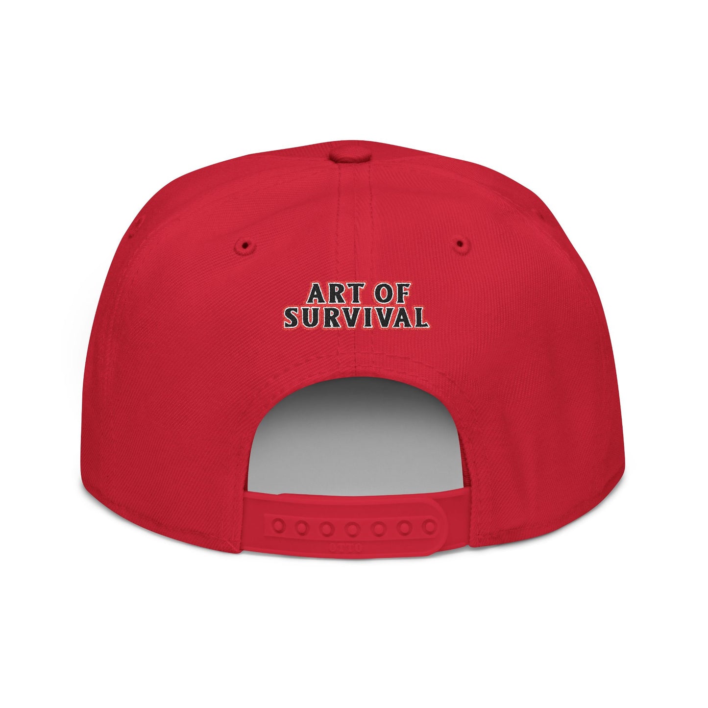 Snapback Cap - Art of Survival Ninja man Logo Embroidery Hat - Martial Arts Fitness Longevity Apparel
