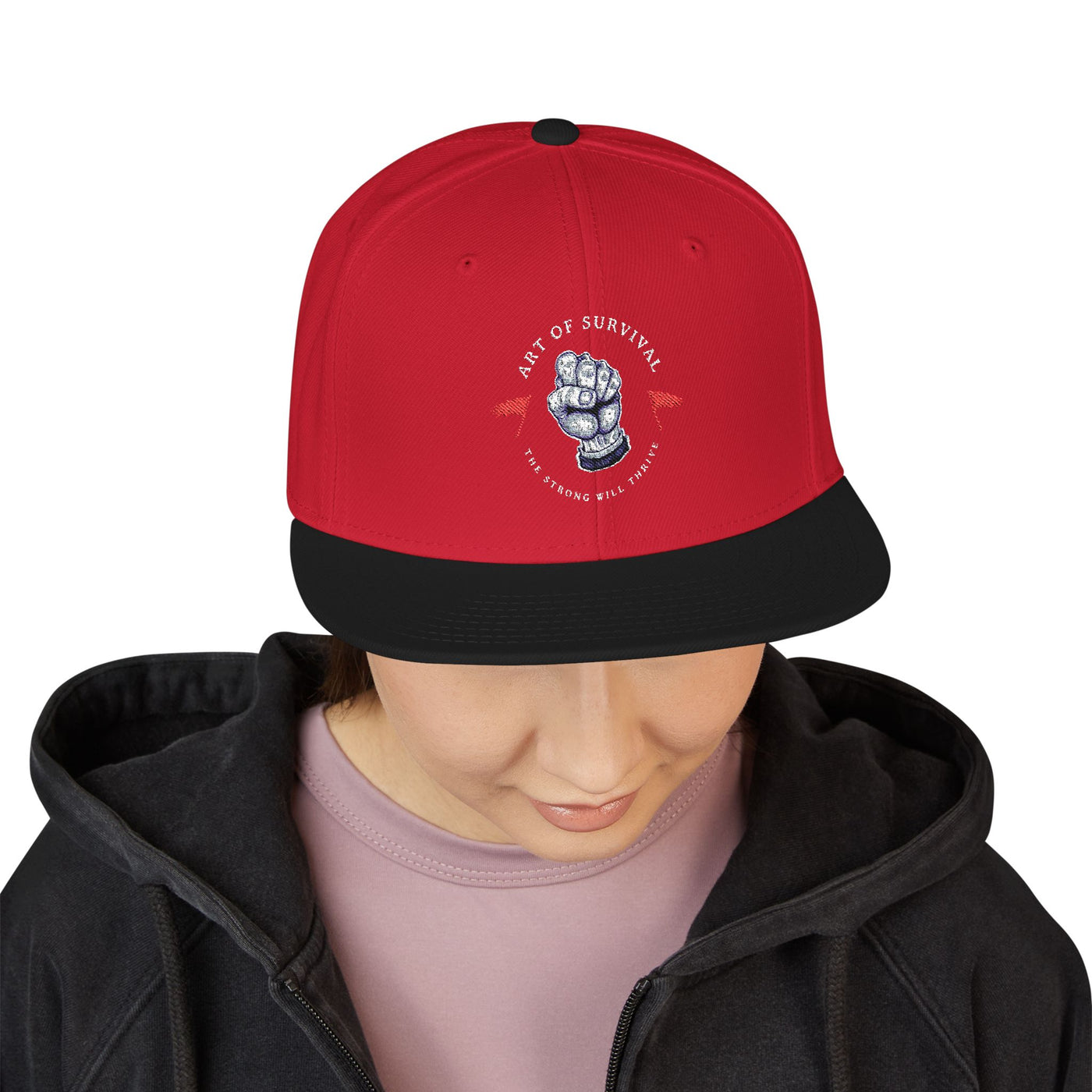Snapback Cap - The Art of Survival Martial Arts Logo - Health & Fitness Lifestyle Brand