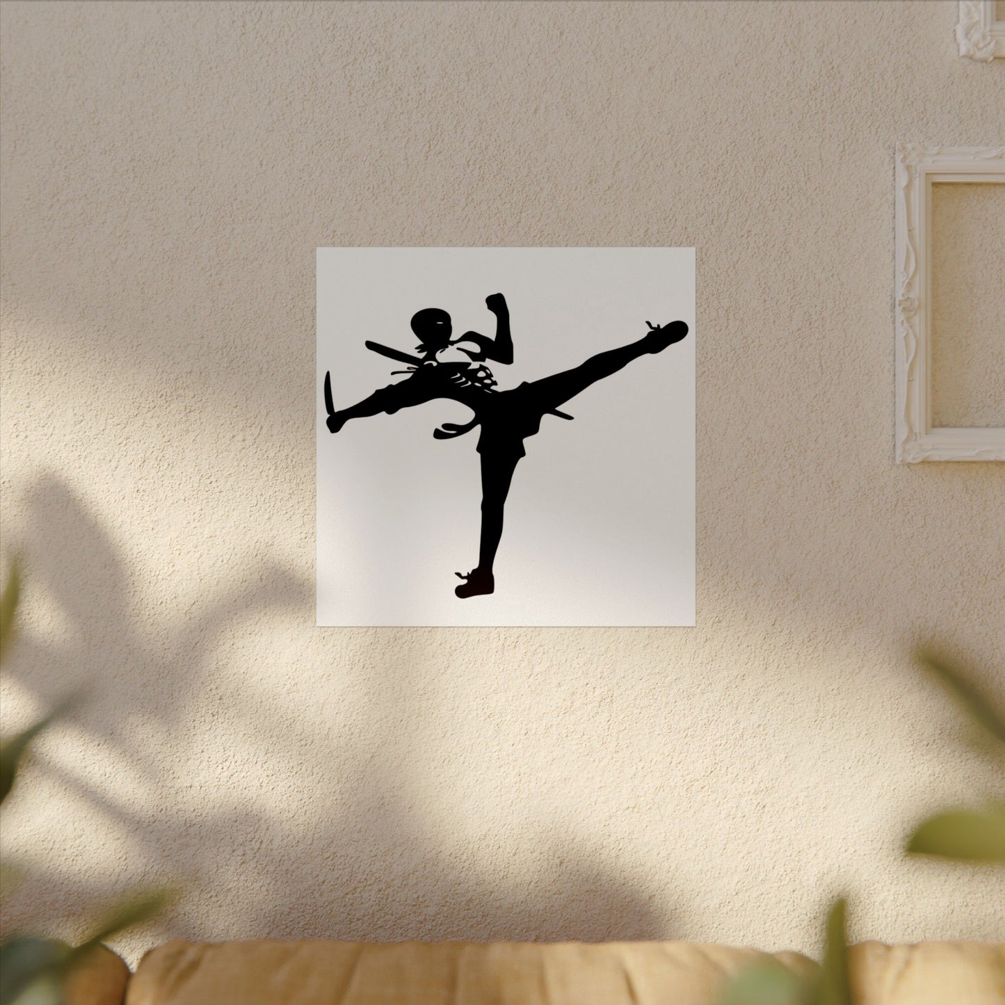 Art of Survival "Ninja-Man" Textured Watercolor Matte Posters