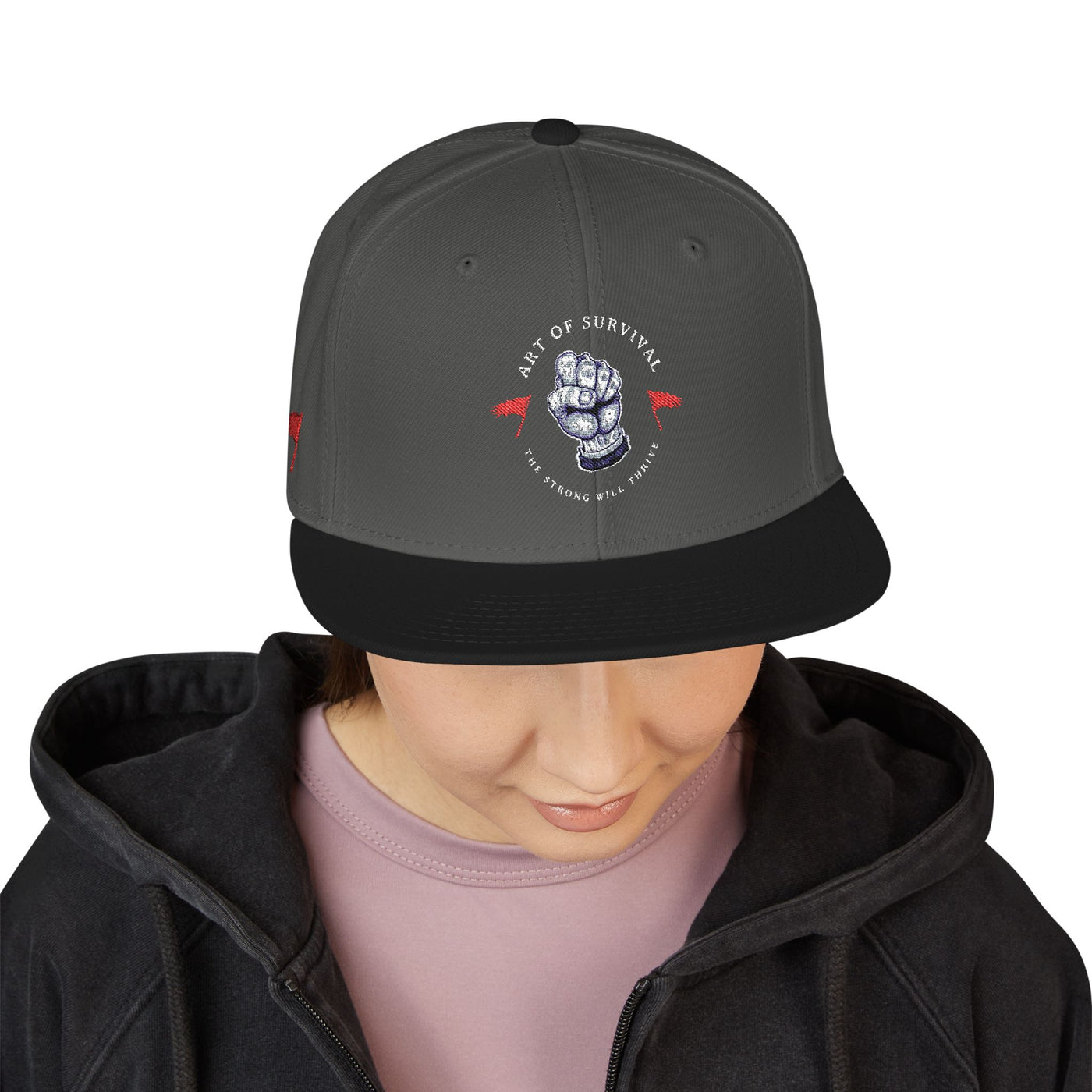 Snapback Cap - The Art of Survival Martial Arts Logo - Health & Fitness Lifestyle Brand
