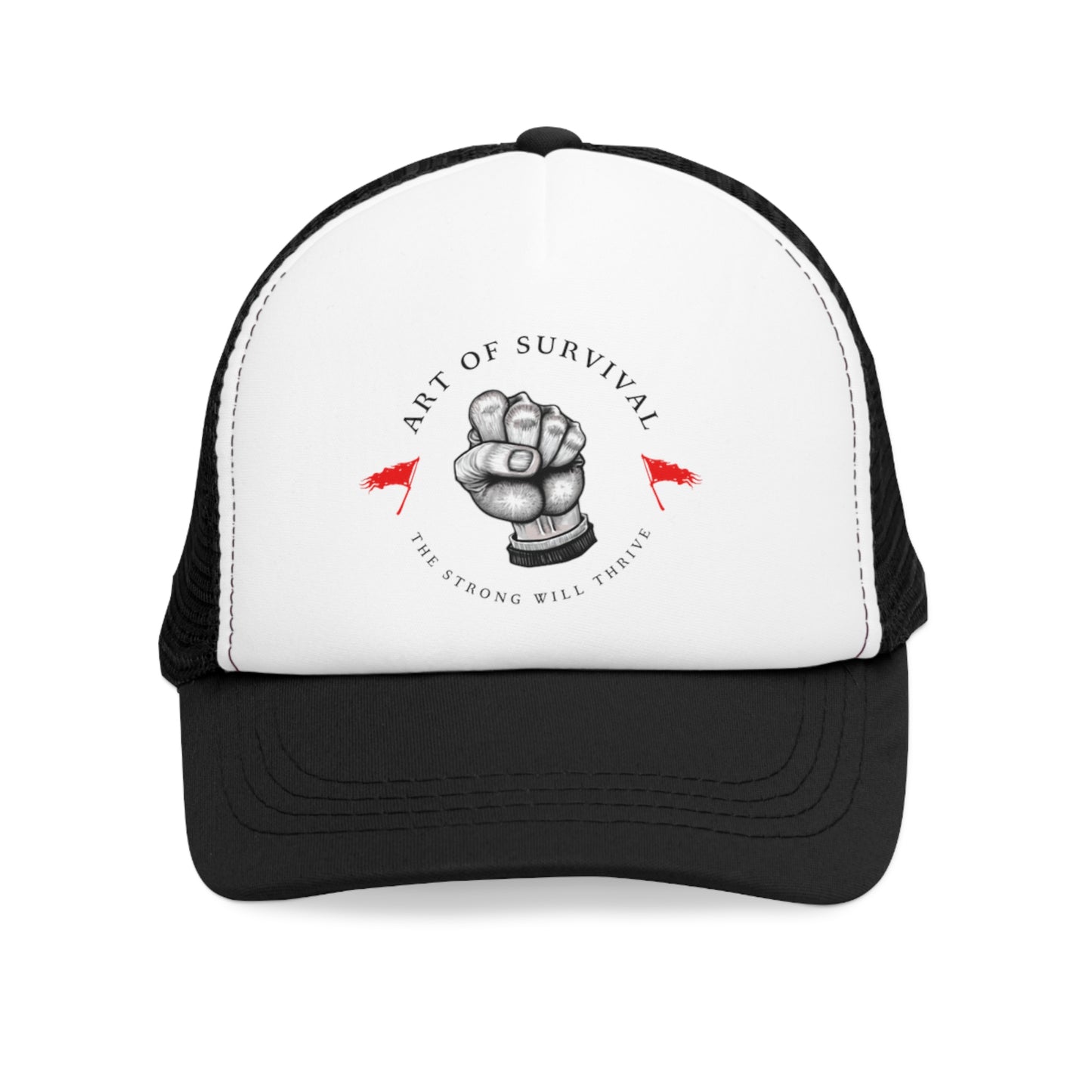 Art of Survival Mesh Cap - The Strong Will Thrive Trucker Hat