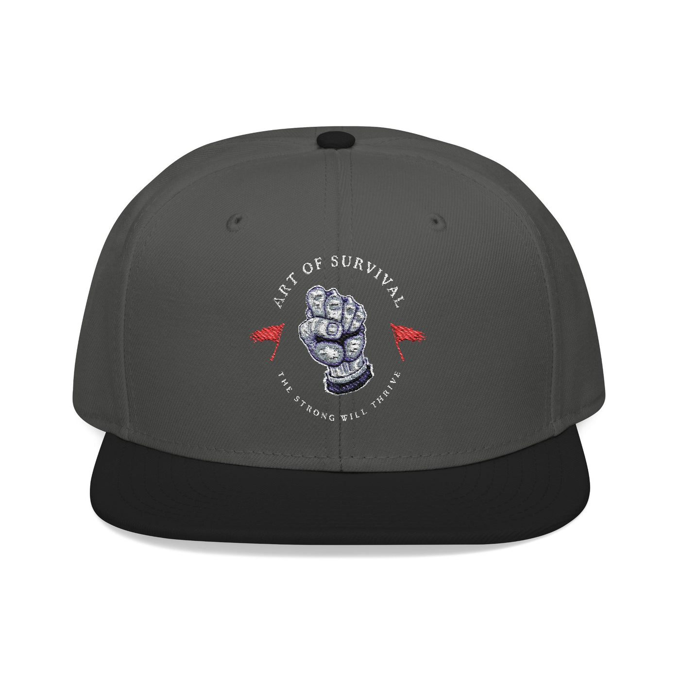 Snapback Cap - The Art of Survival Martial Arts Logo - Health & Fitness Lifestyle Brand