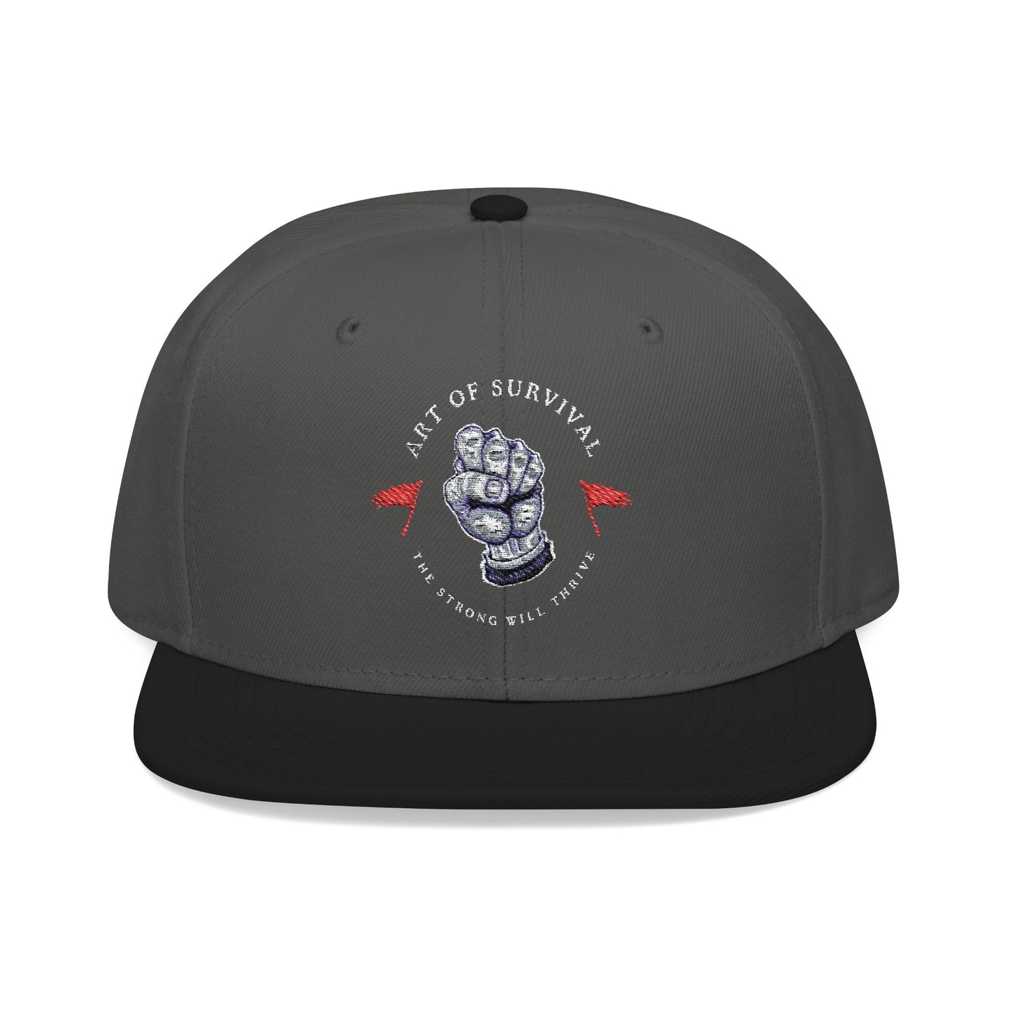 Snapback Cap - The Art of Survival Martial Arts Logo - Health & Fitness Lifestyle Brand