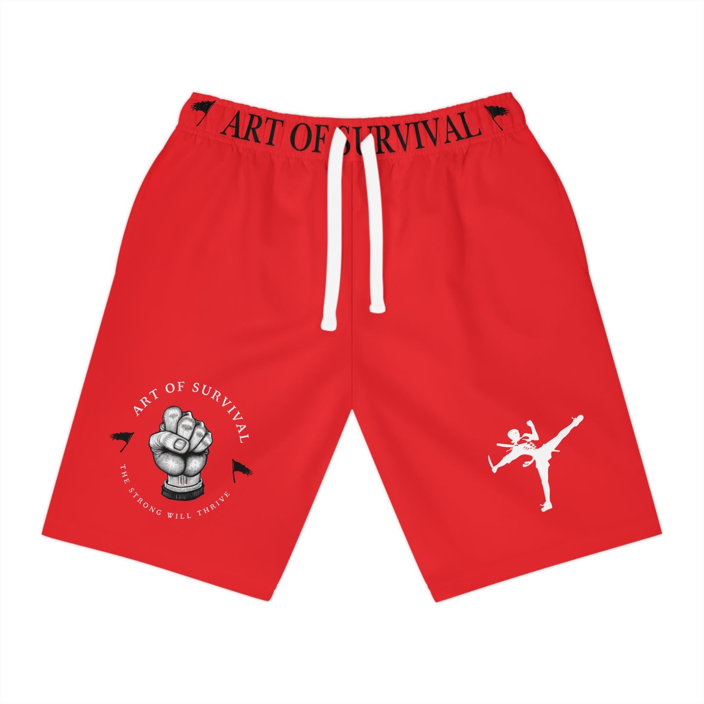 Athletic Shorts - The Art of Survival - Martial Arts and Fitness Lifestyle Brand