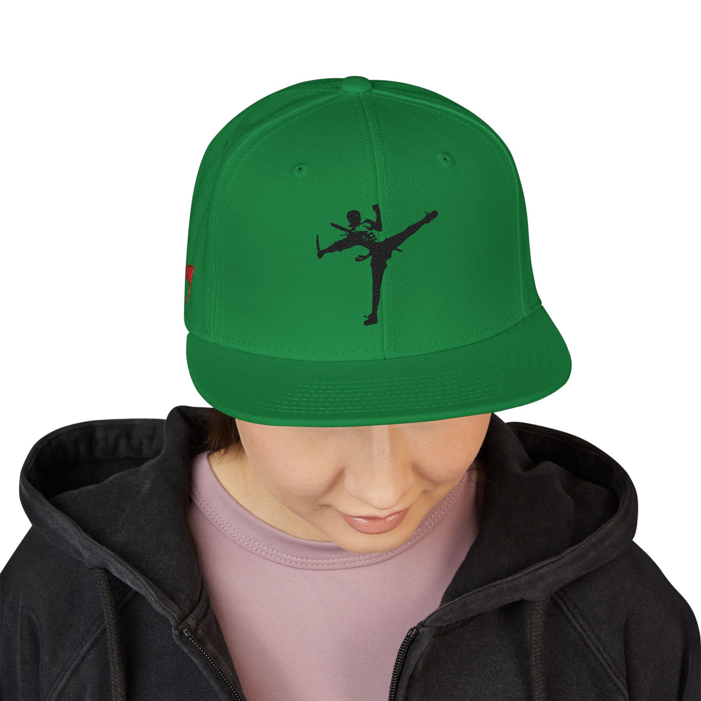 Snapback Cap - Art of Survival Ninja man Logo Embroidery Hat - Martial Arts Fitness Longevity Apparel