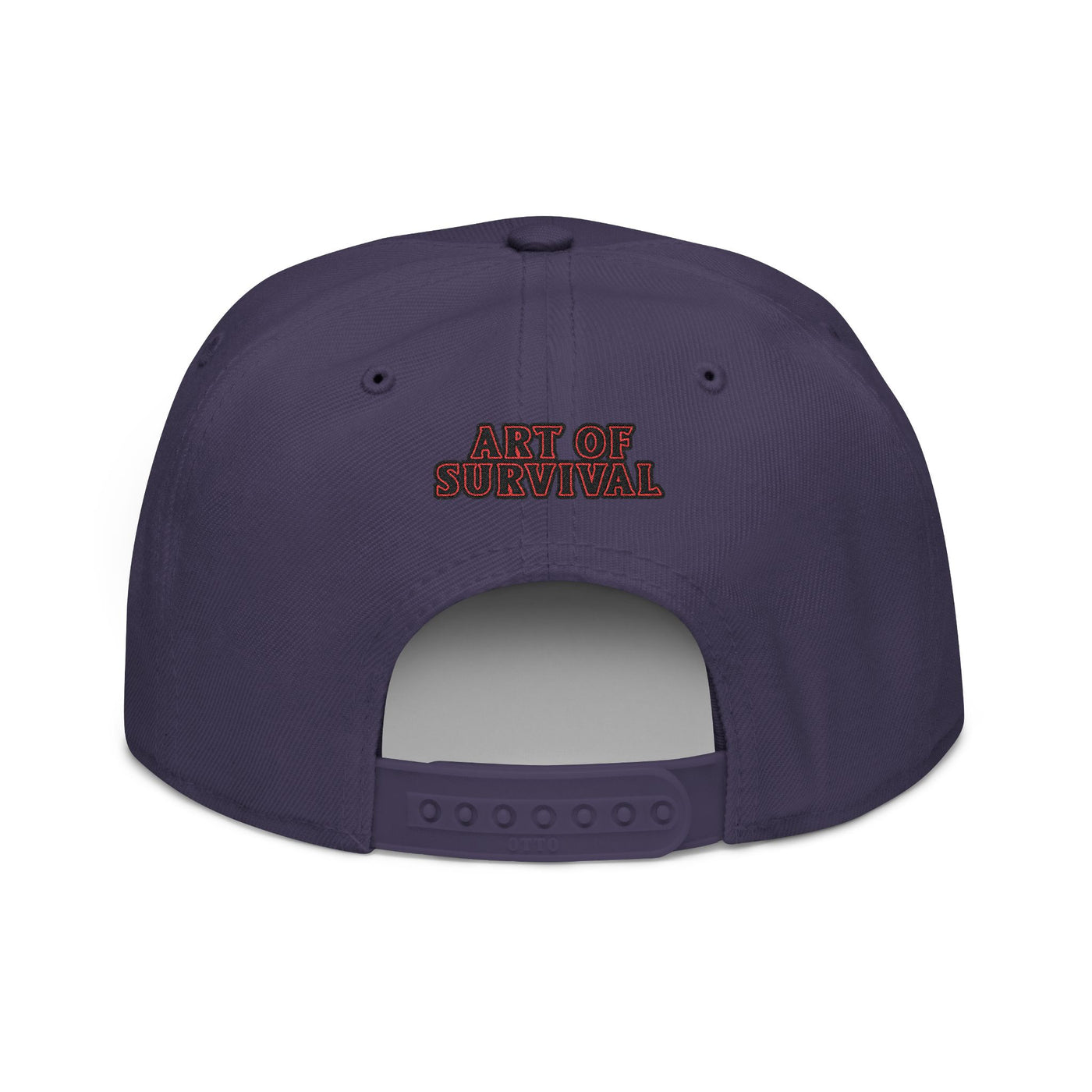 Snapback Cap - The Art of Survival Fist Logo Embroidery Hat - Martial Arts Fitness Longevity Apparel