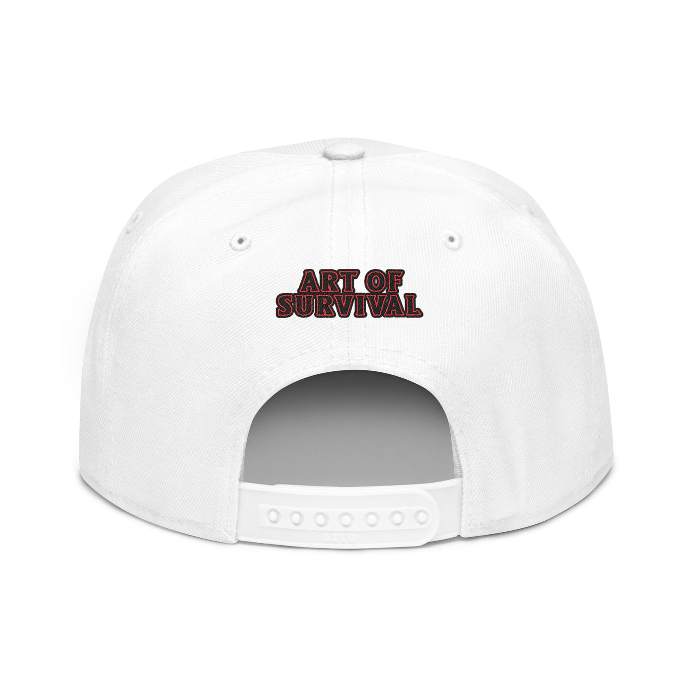 Snapback Cap - The Art of Survival Fist Logo Embroidery Hat - Martial Arts Fitness Longevity Apparel