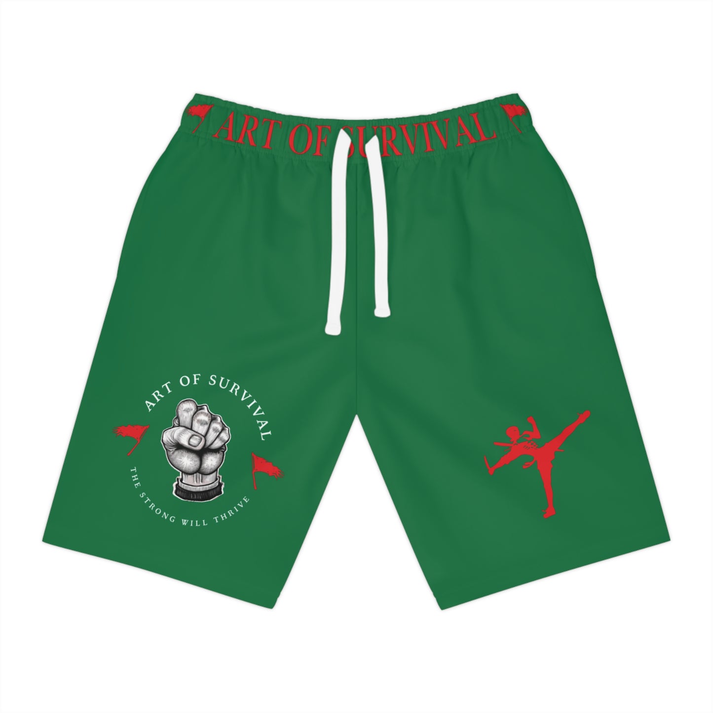 Athletic Shorts - The Art of Survival - Martial Arts and Fitness Lifestyle Brand
