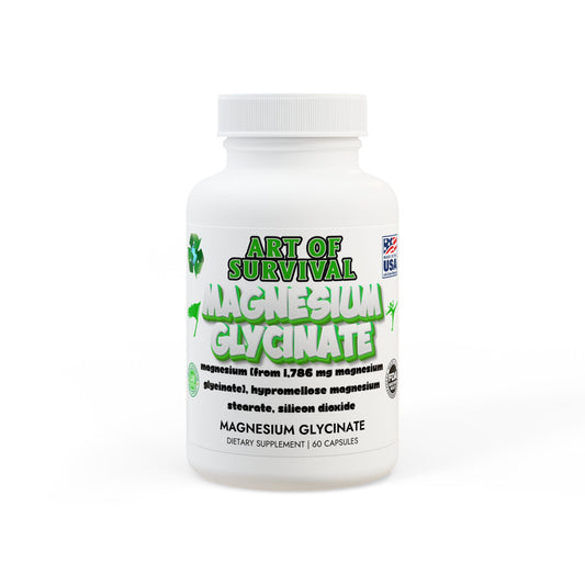 Magnesium Glycinate Supplement (60 Capsules)