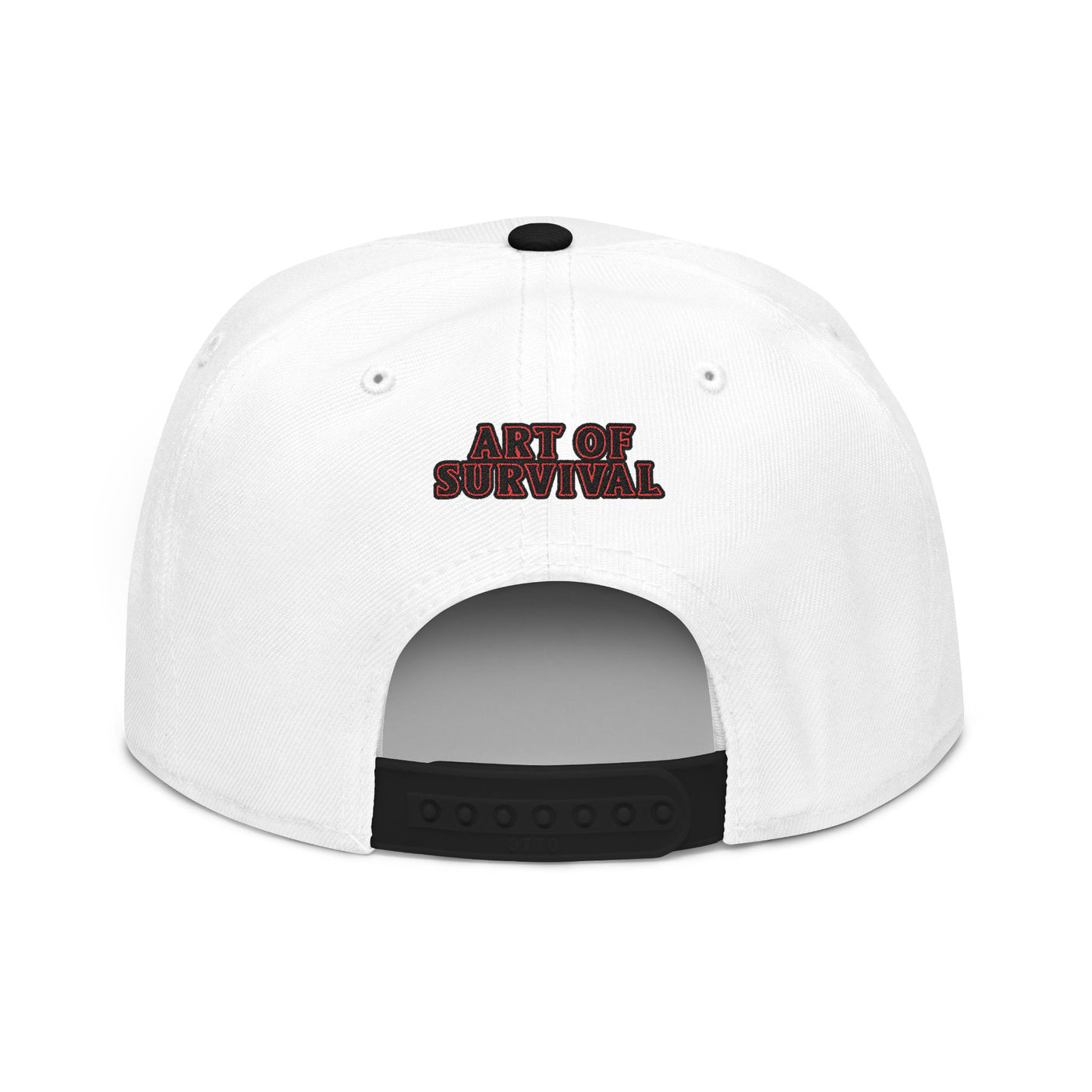 Snapback Cap - The Art of Survival Fist Logo Embroidery Hat - Martial Arts Fitness Longevity Apparel