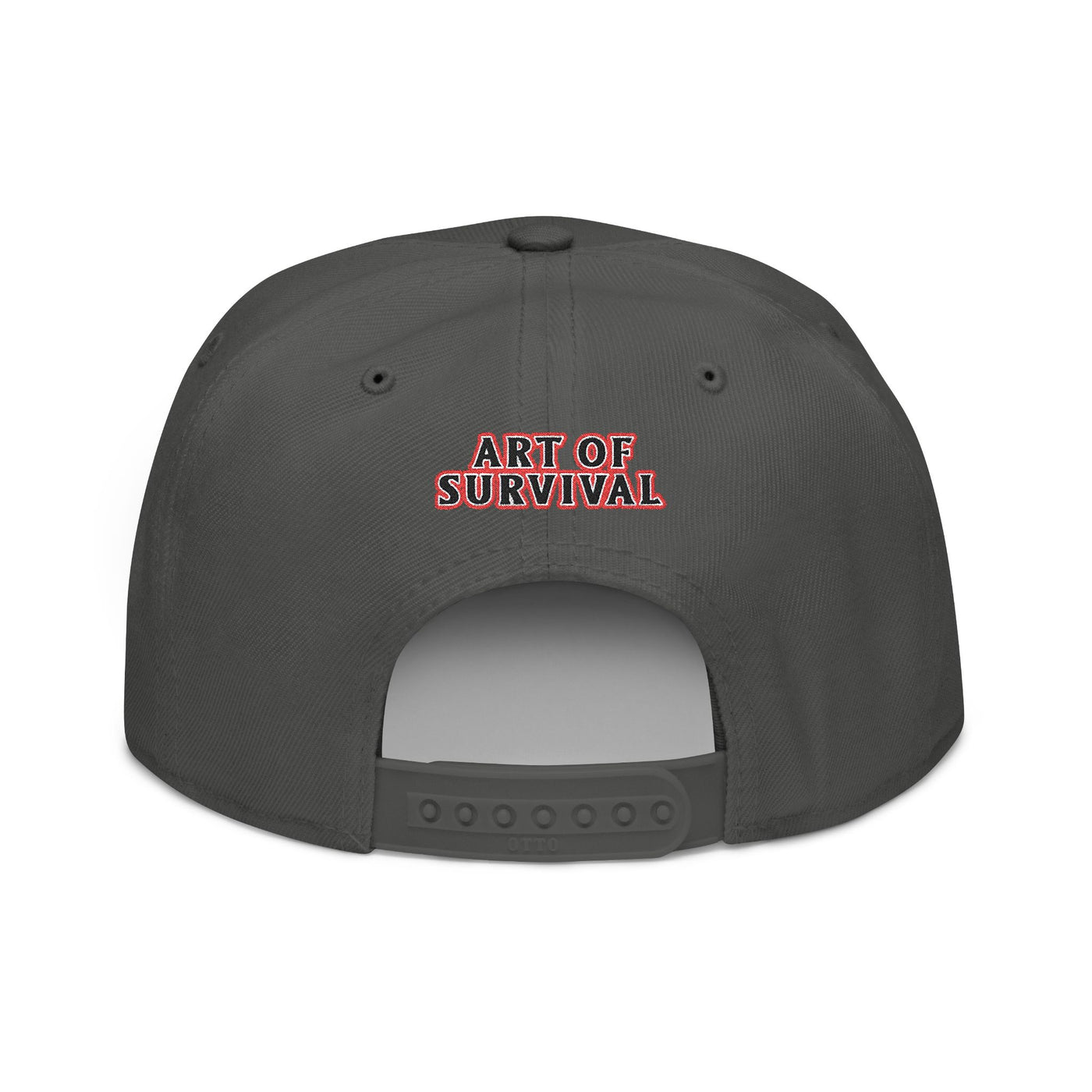 Snapback Cap - The Art of Survival Fist Logo Embroidery Hat - Martial Arts Fitness Longevity Apparel