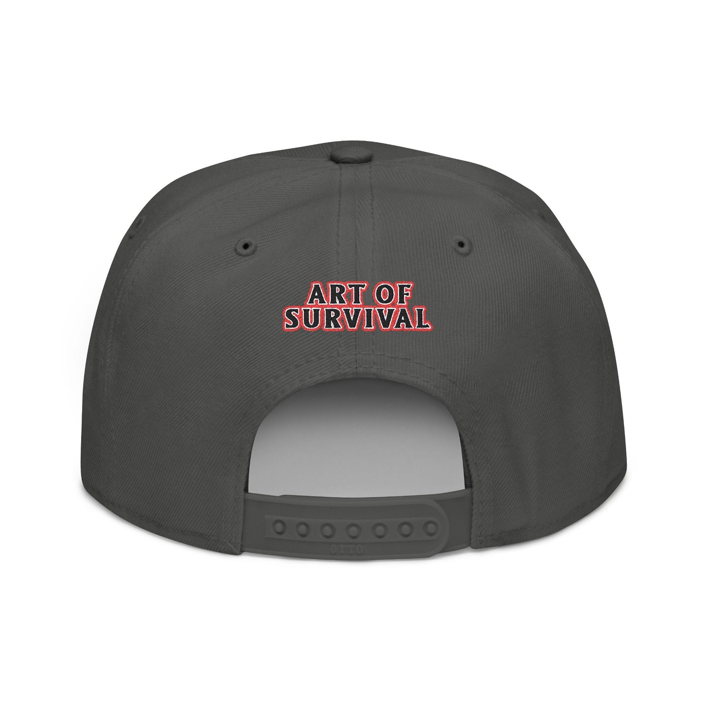 Snapback Cap - The Art of Survival Fist Logo Embroidery Hat - Martial Arts Fitness Longevity Apparel