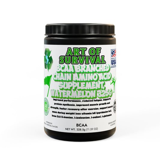 BCAA Supplement, Watermelon (325g, 11.46oz, 45 servings)