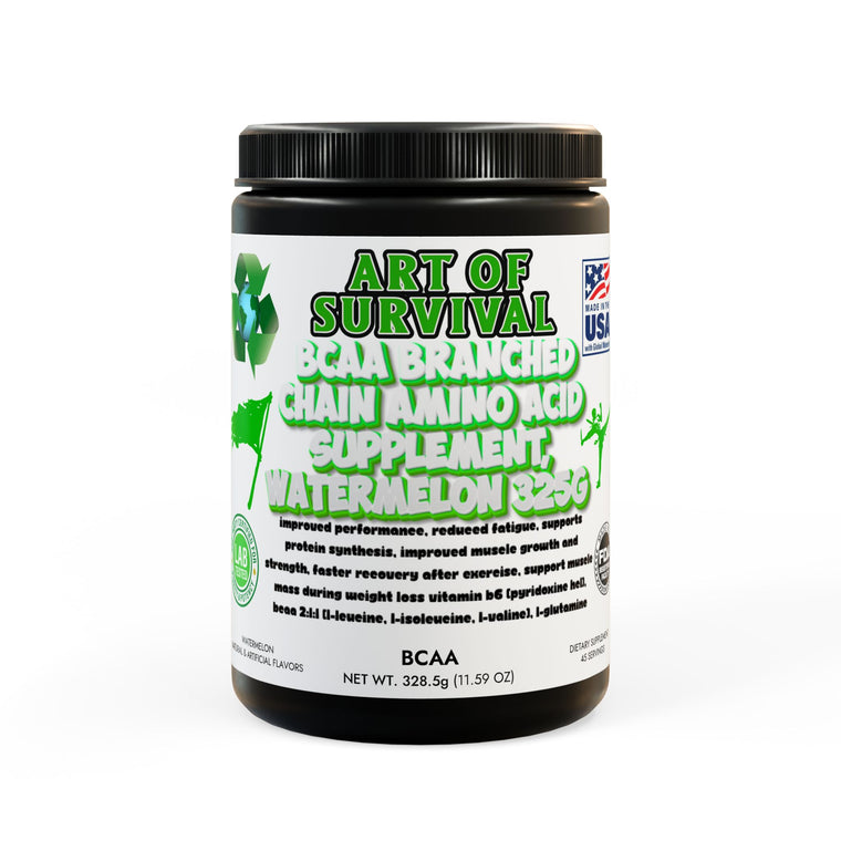 BCAA Supplement, Watermelon (325g, 11.46oz, 45 servings)