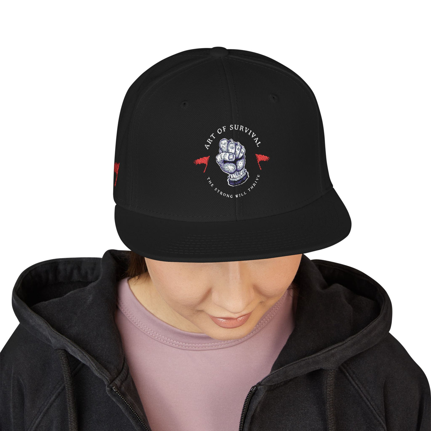 Snapback Cap - The Art of Survival Martial Arts Logo - Health & Fitness Lifestyle Brand
