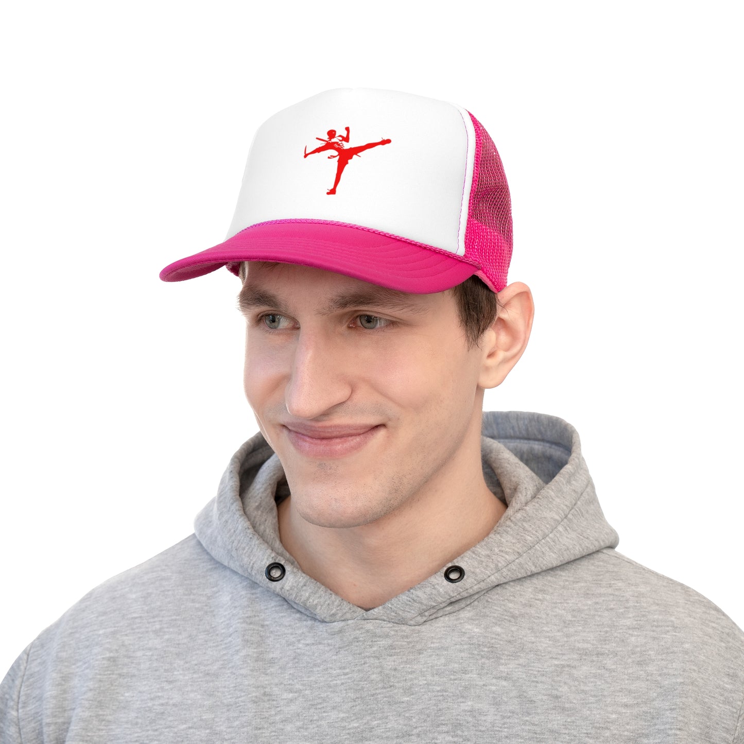 Stylish Trucker Cap with Red Dancer Graphic - Perfect for Dance Lovers & Active Lifestyle