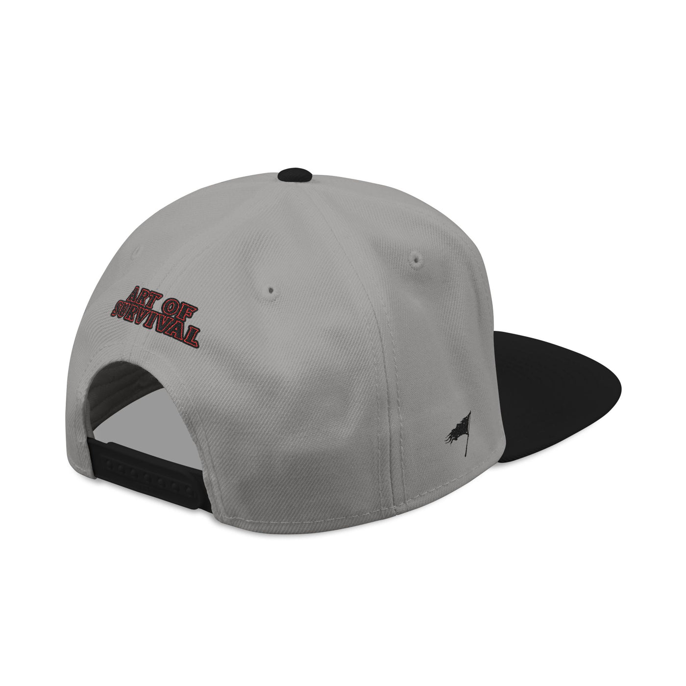 Snapback Cap - The Art of Survival Fist Logo Embroidery Hat - Martial Arts Fitness Longevity Apparel