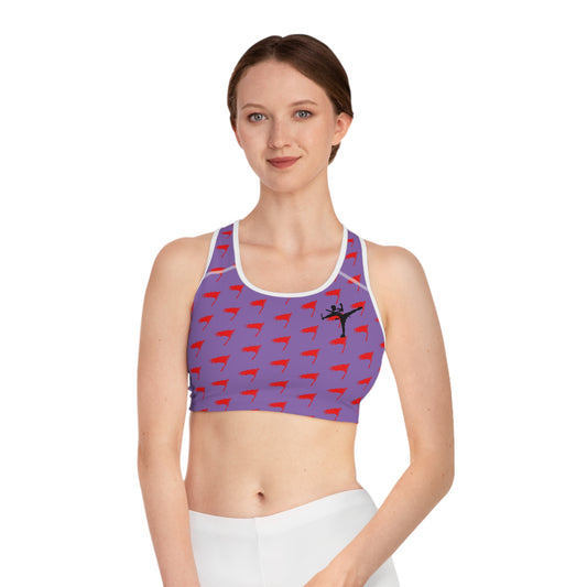 Sports Bra - The Art of Survival- Flag (All Over) Logo - Fitness - Brand