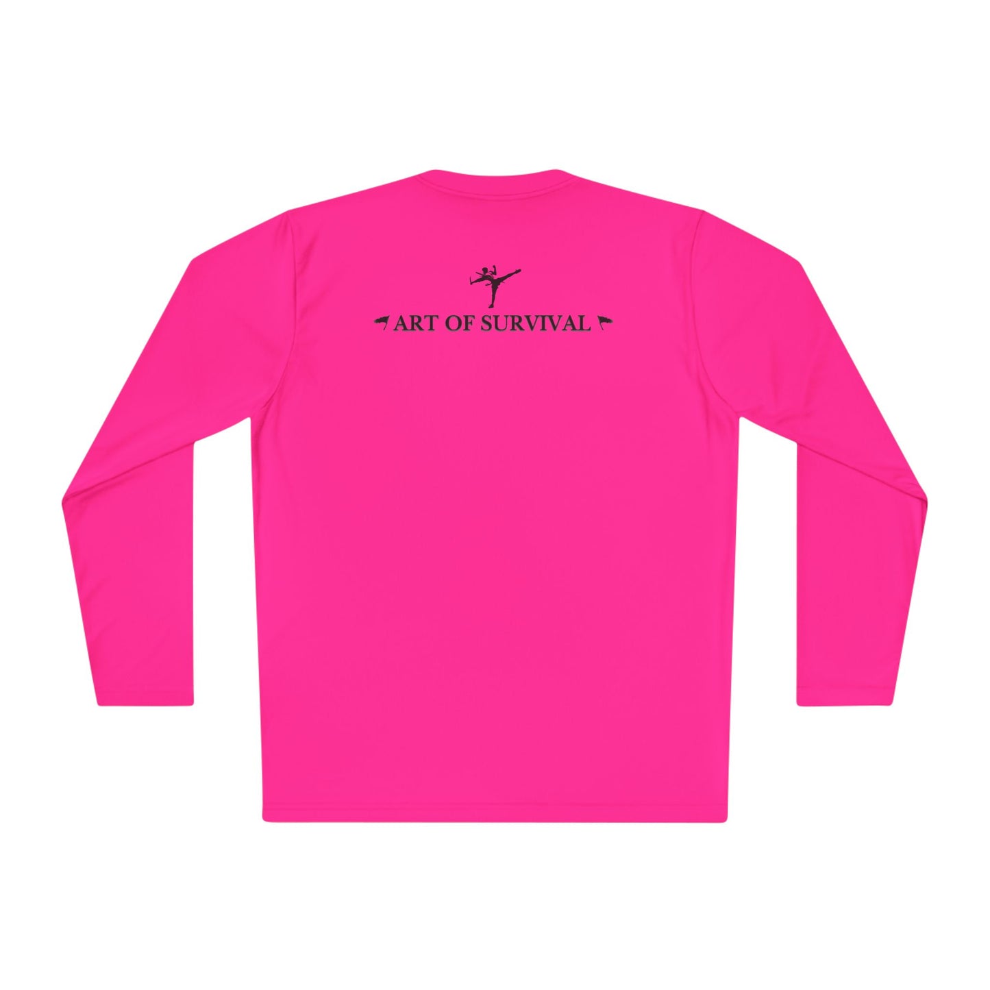 Long Sleeve Tee - "The Art of Survival" Fitness - Martial Arts - Activewear - Fist Design