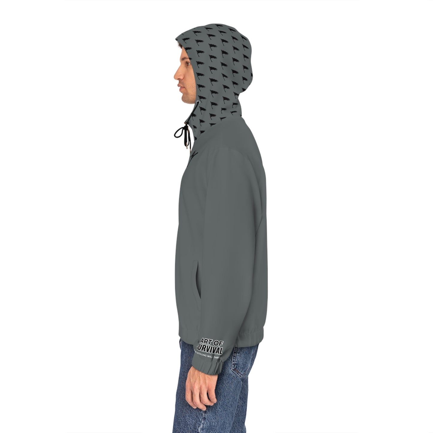 Full-Zip Hoodie - The Art of Survival - Fist Logo - Fitness Apparel