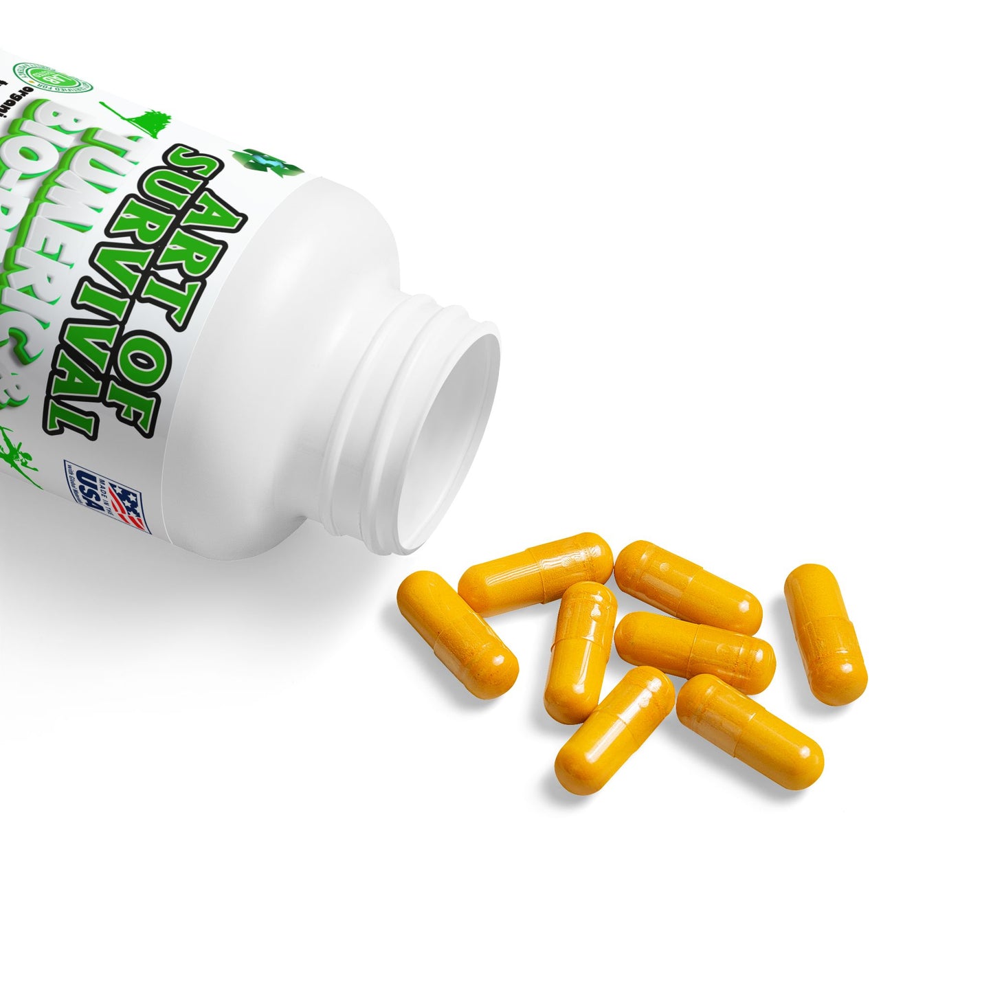 Turmeric with BioPerine® (Black Pepper Fruit Extract) Supplement (60 Capsules)