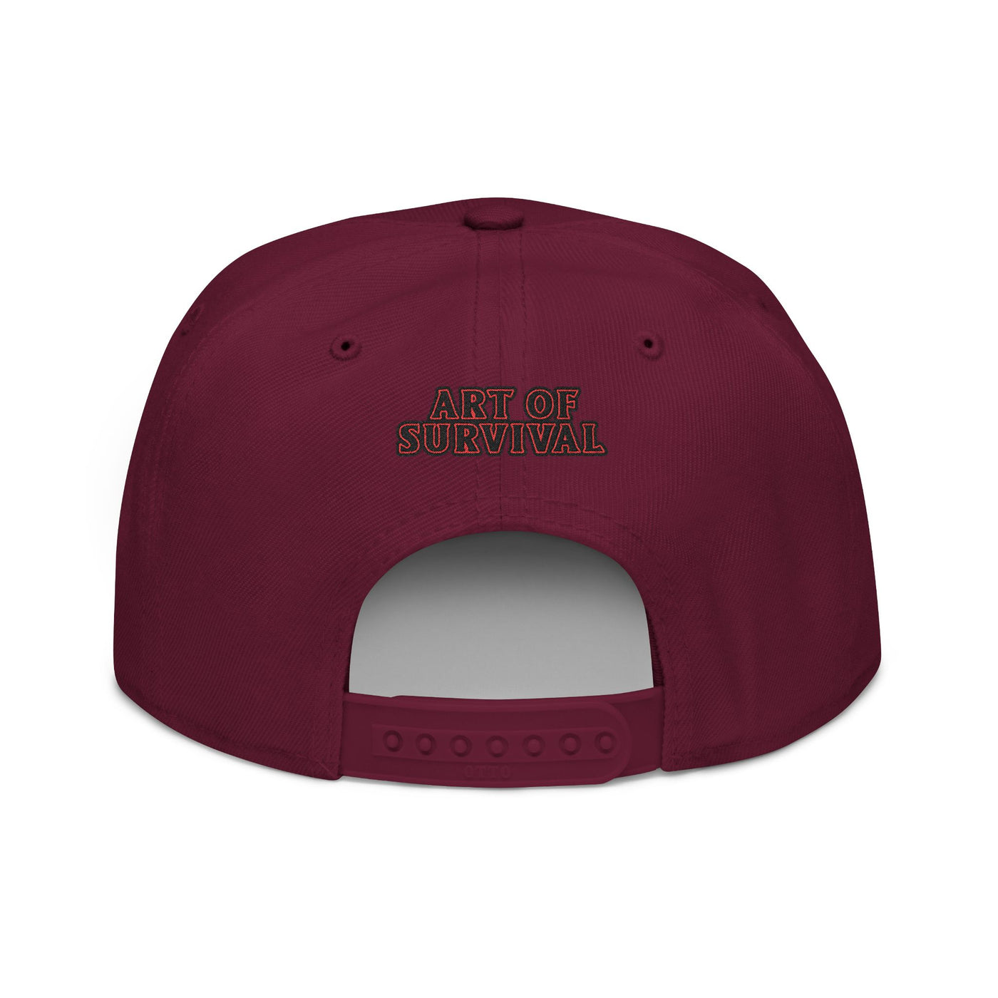 Snapback Cap - The Art of Survival Fist Logo Embroidery Hat - Martial Arts Fitness Longevity Apparel